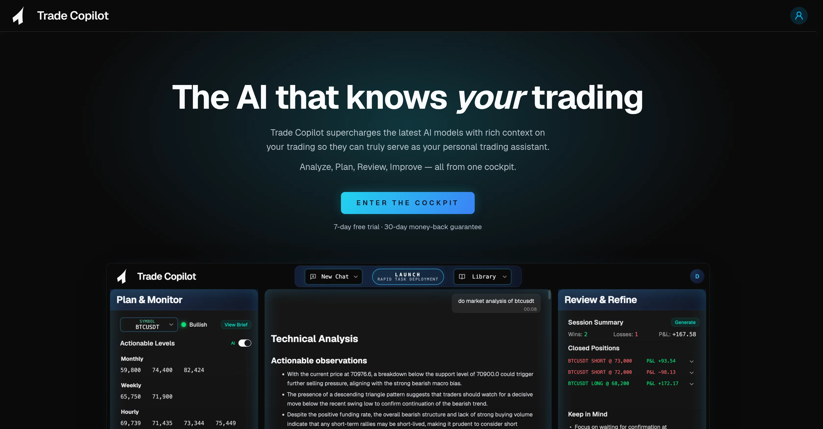 Trade Copilot screenshot