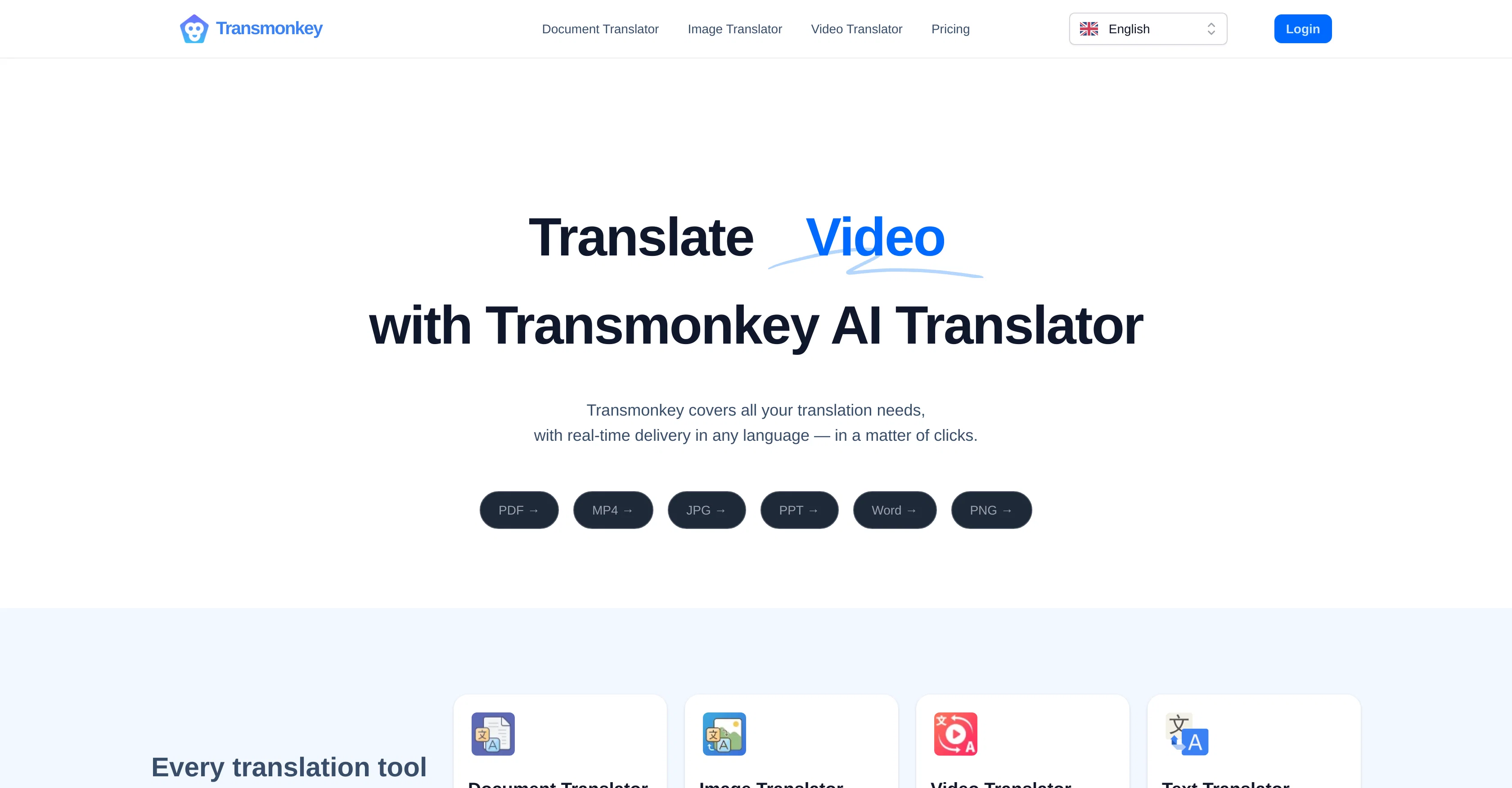 Transmonkey screenshot