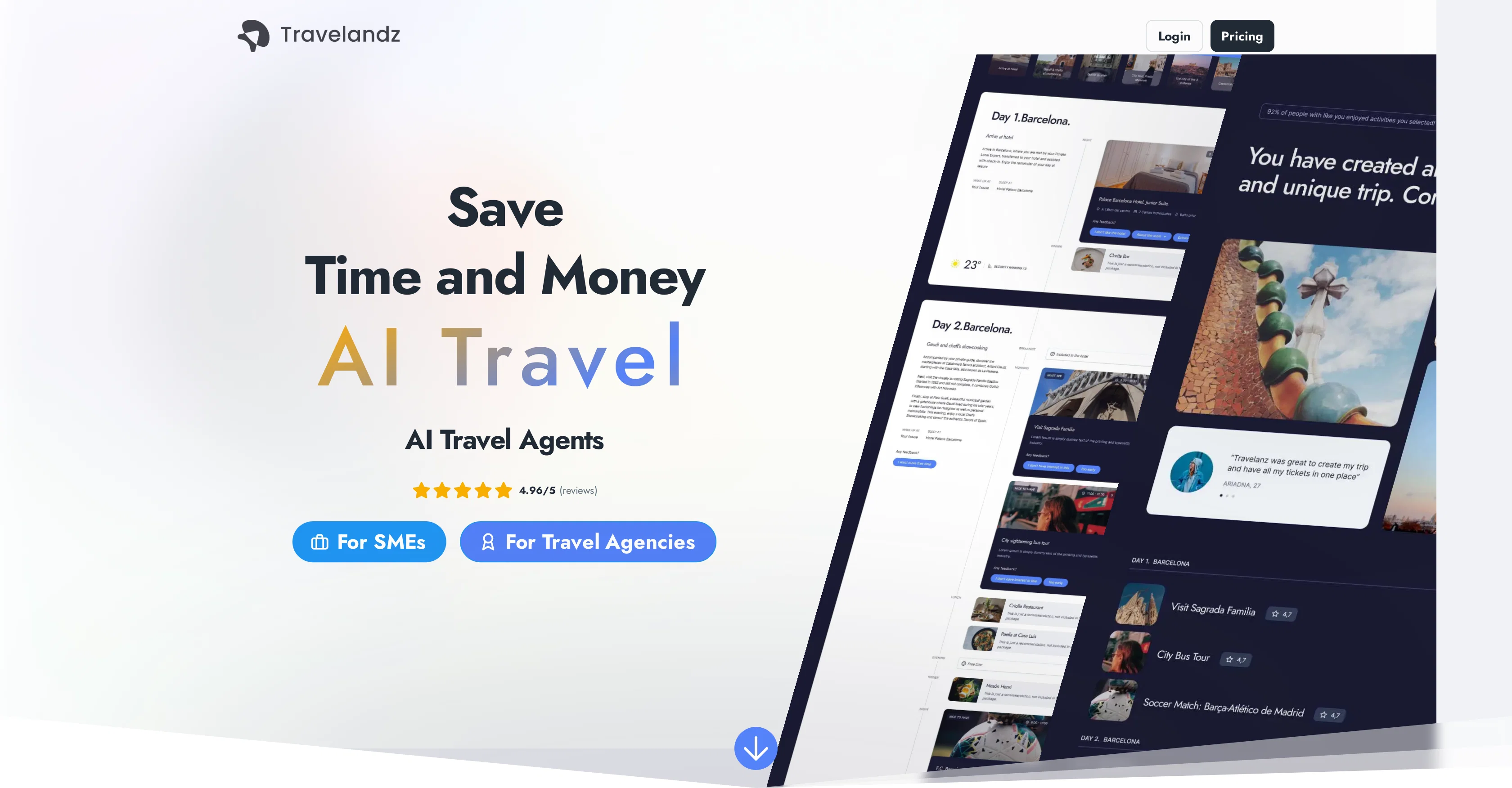 Travelandz screenshot