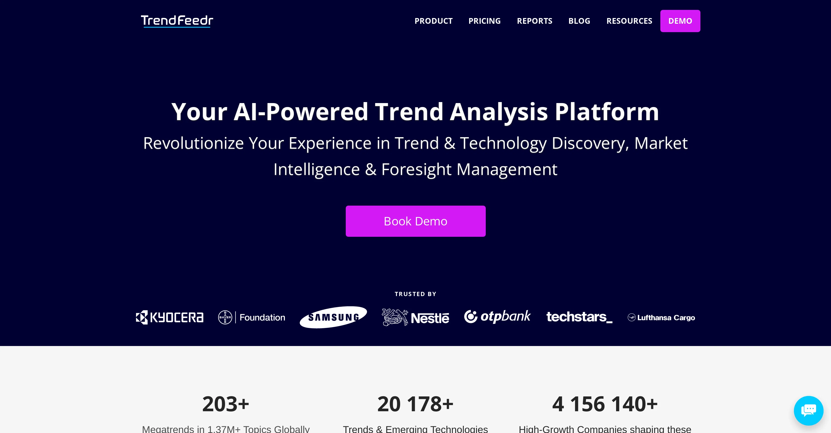 TrendFeedr screenshot
