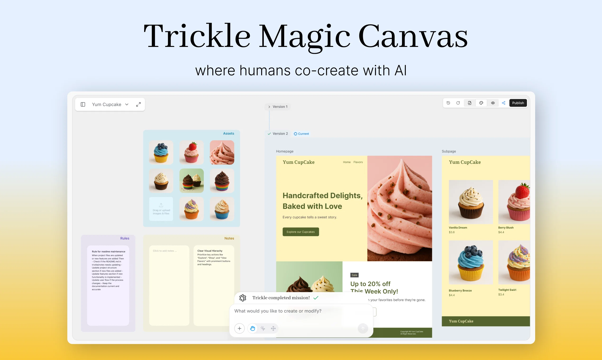Trickle Magic Canvasv2.0 screenshot