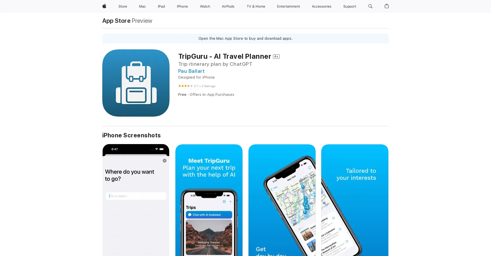 TripGuru screenshot