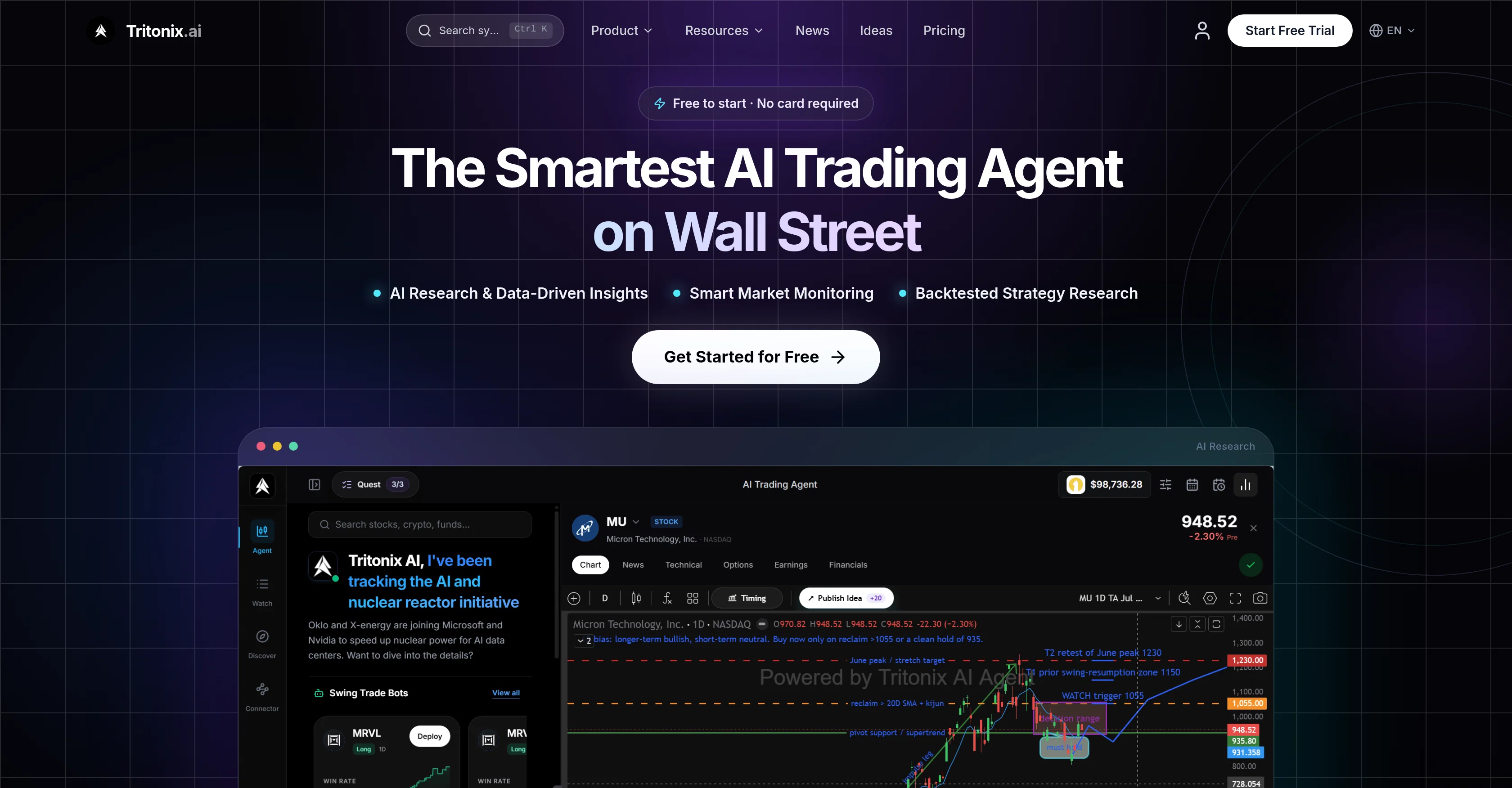 Tritonix.ai screenshot
