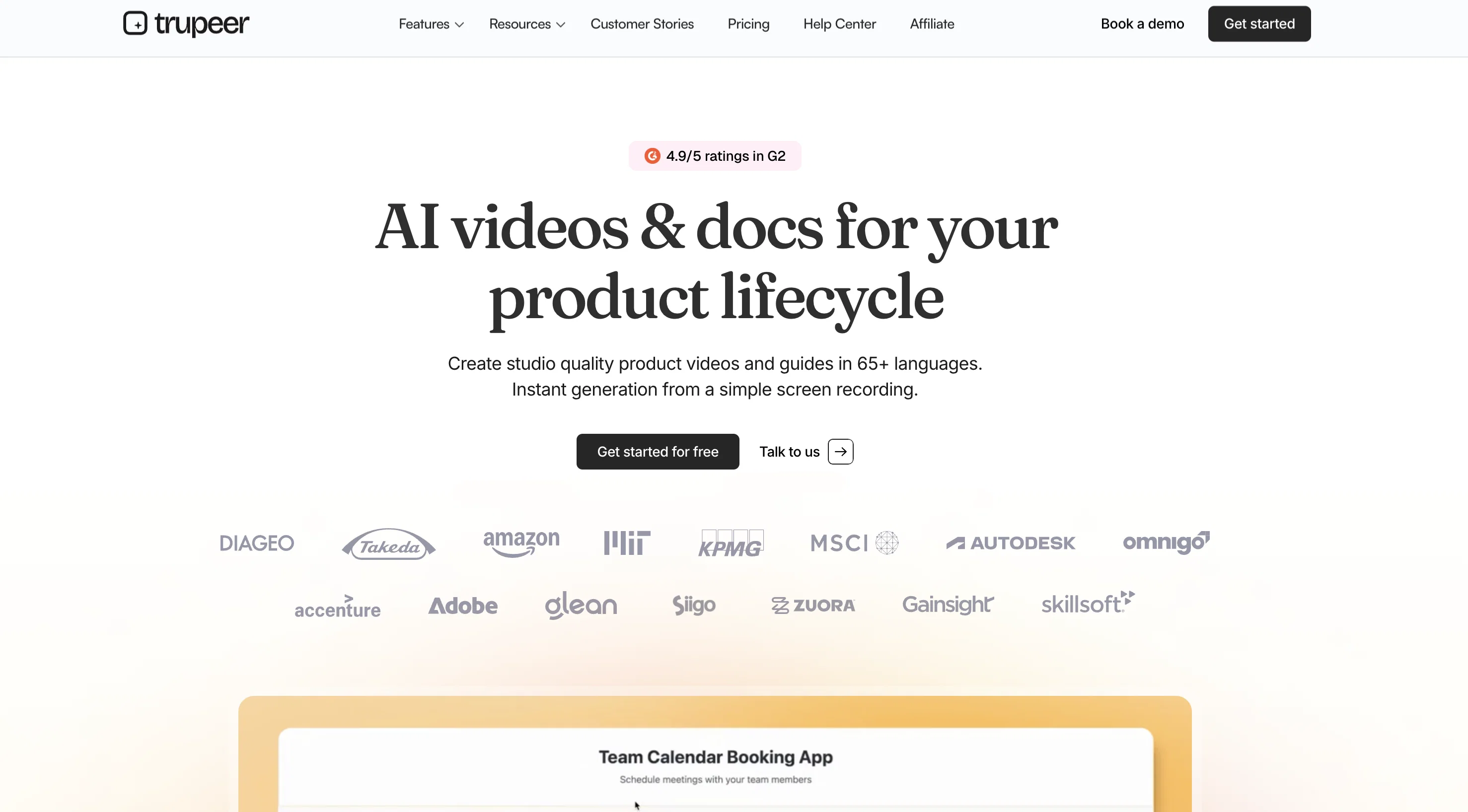Trupeer screenshot