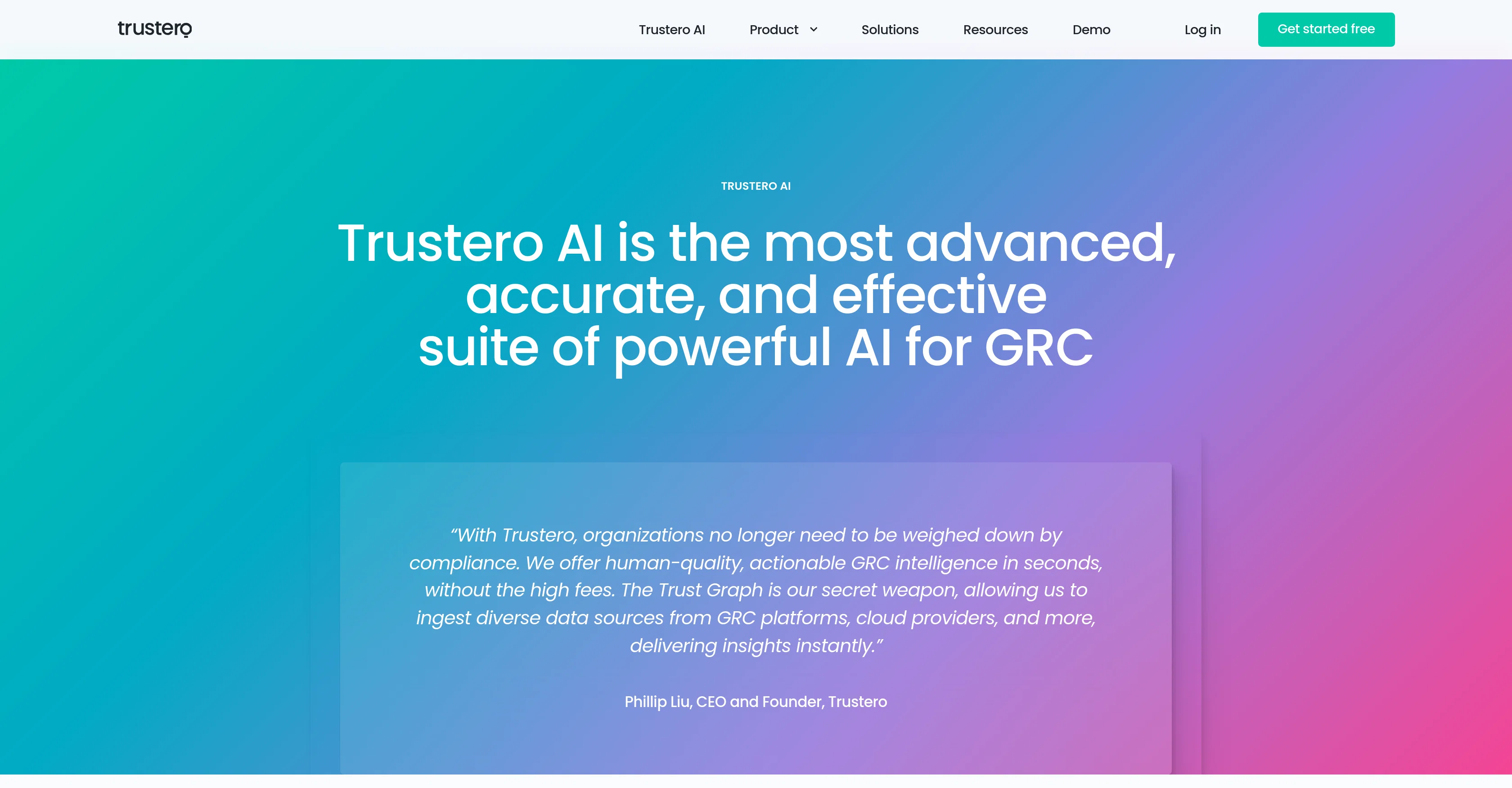 Trustero AI screenshot