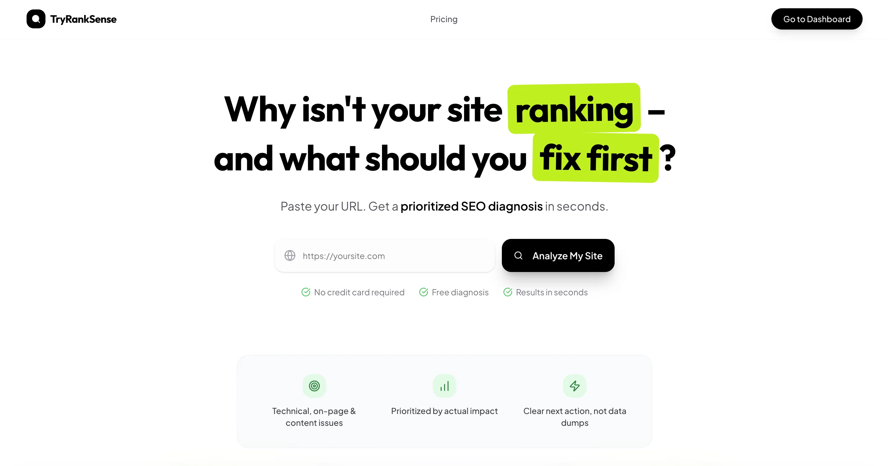 TryRankSense screenshot