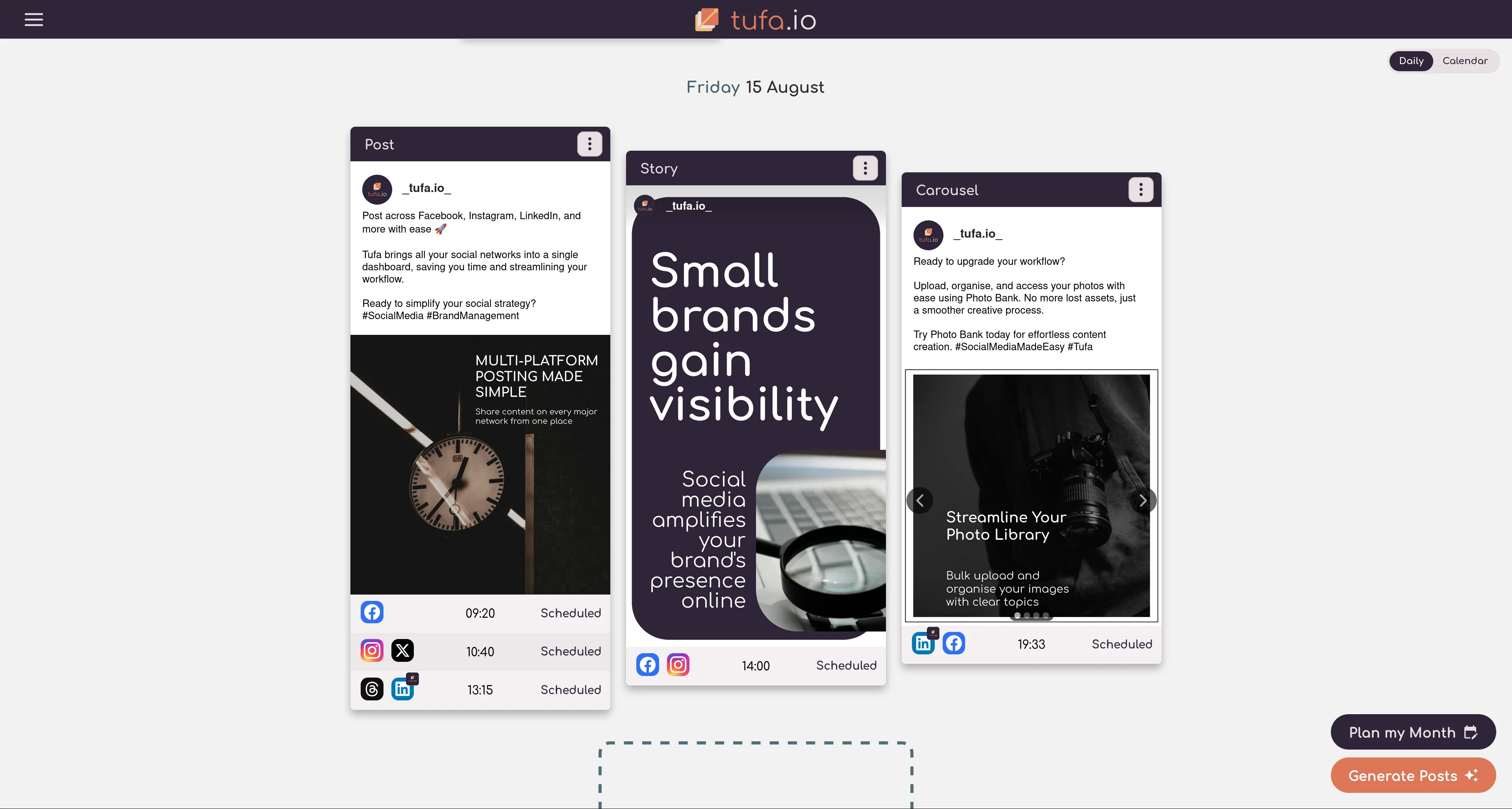 Tufav2.0 screenshot
