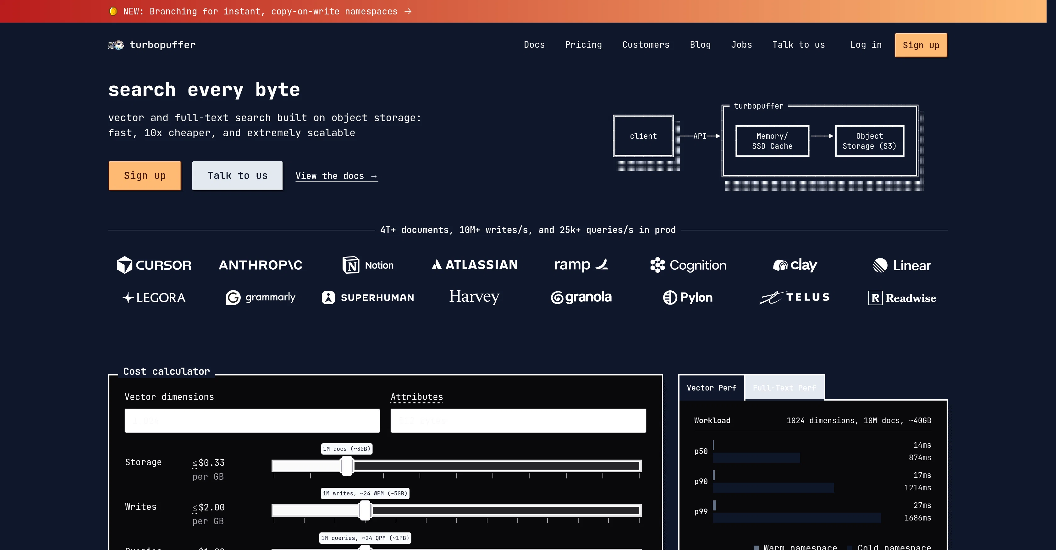 turbopuffer screenshot