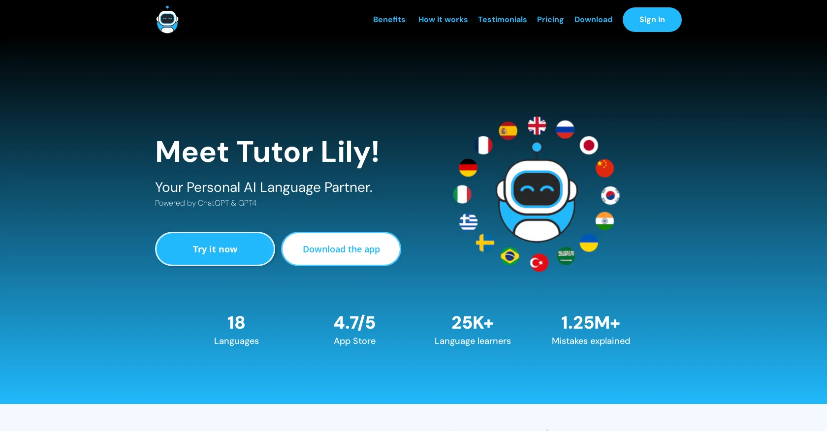 Tutor Lily screenshot