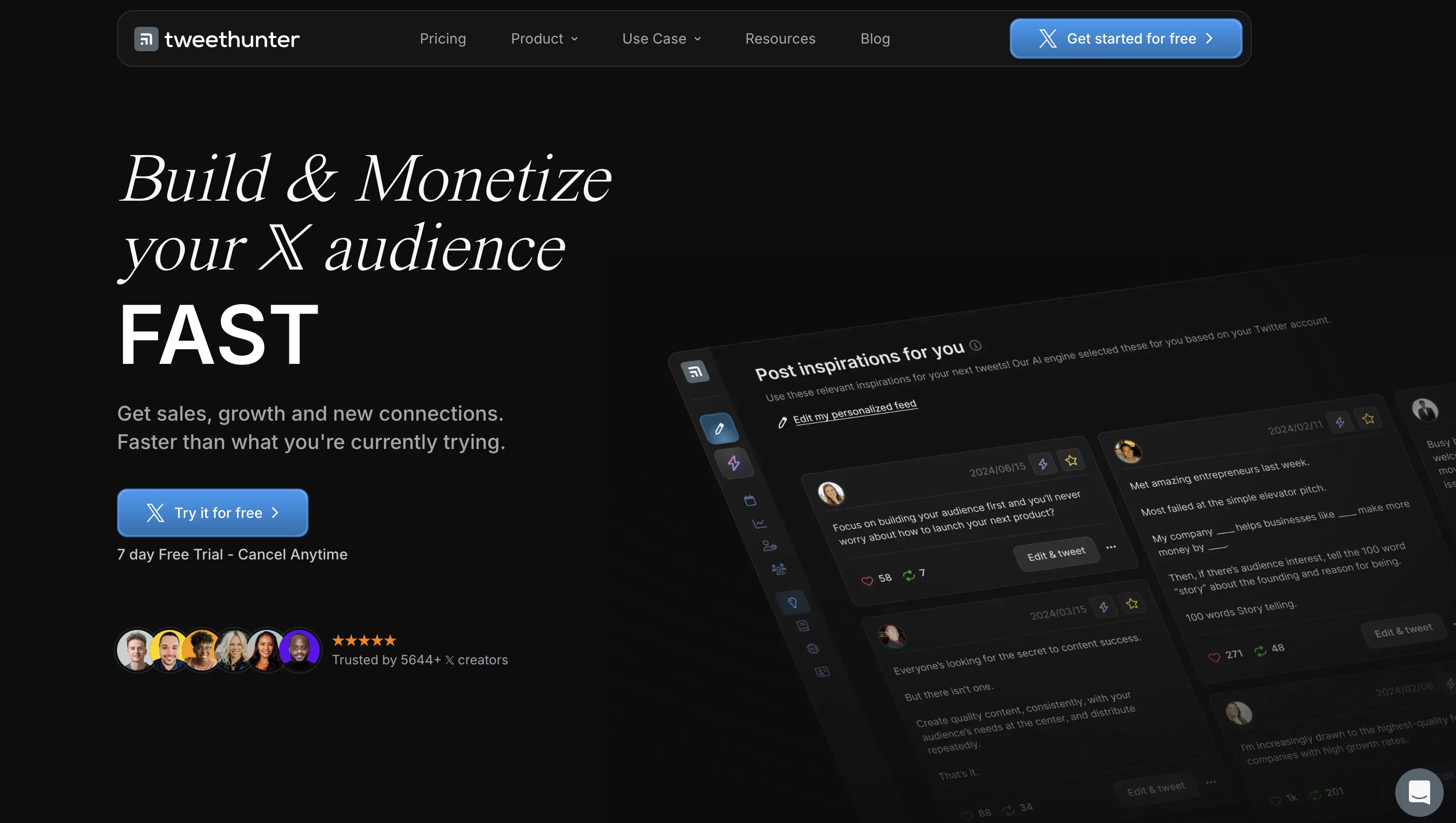 Tweet Hunter screenshot