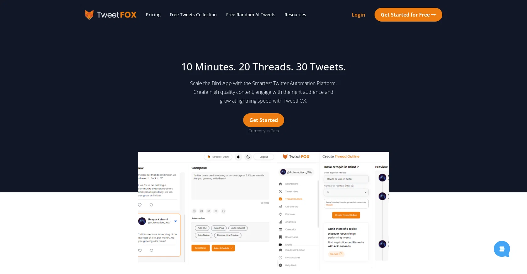 Tweetfox screenshot