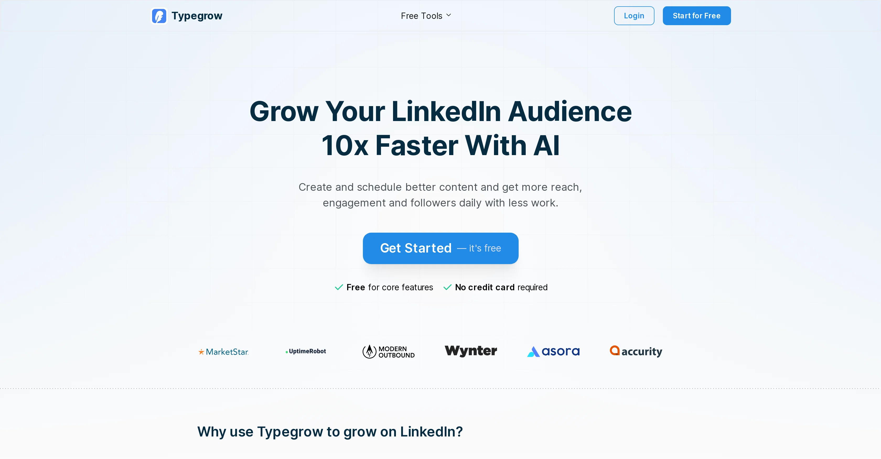 Typegrow screenshot