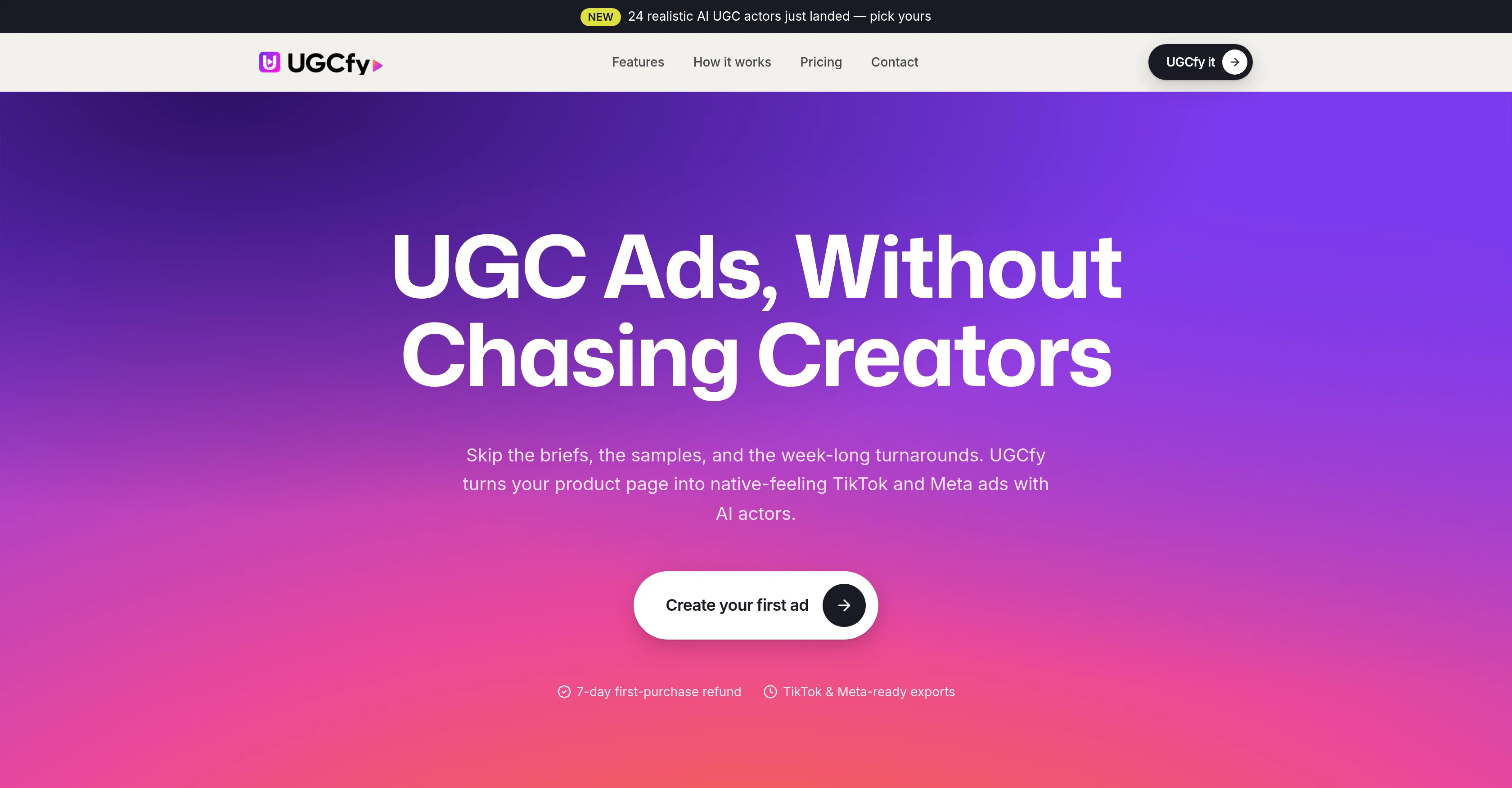UGCfy screenshot