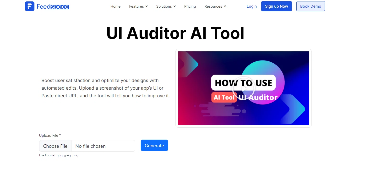 UI Auditor AI Tool screenshot