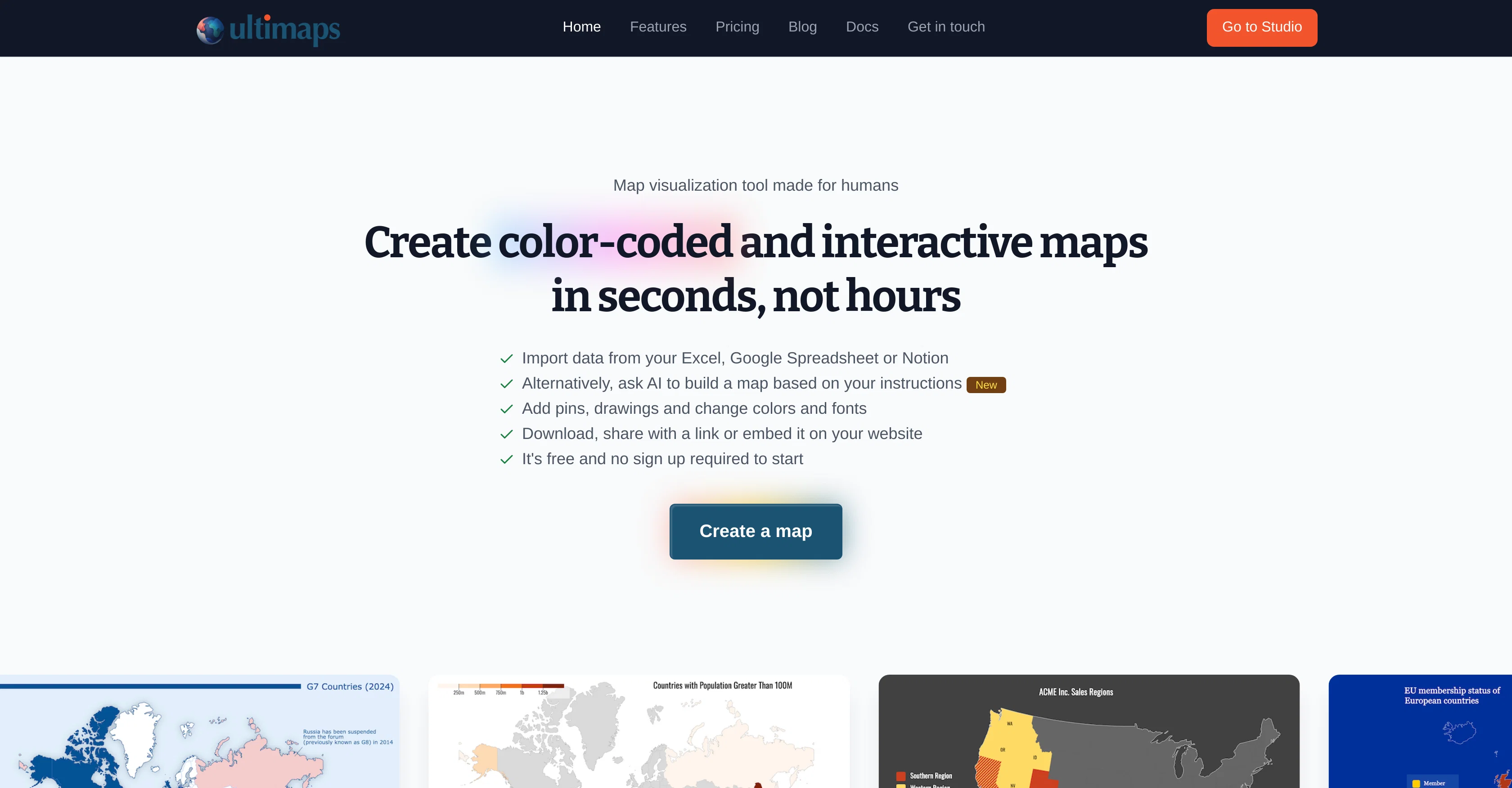Ultimaps screenshot