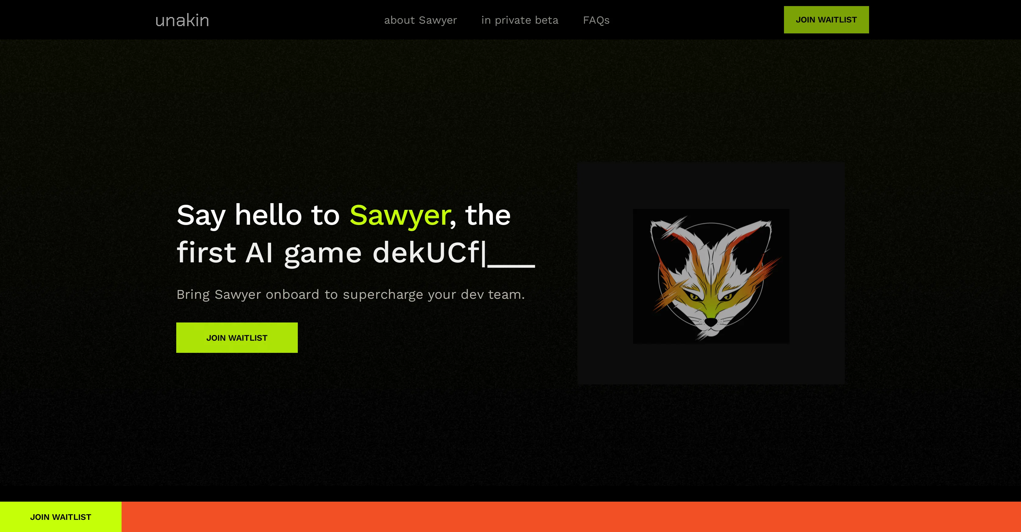 Unakin screenshot