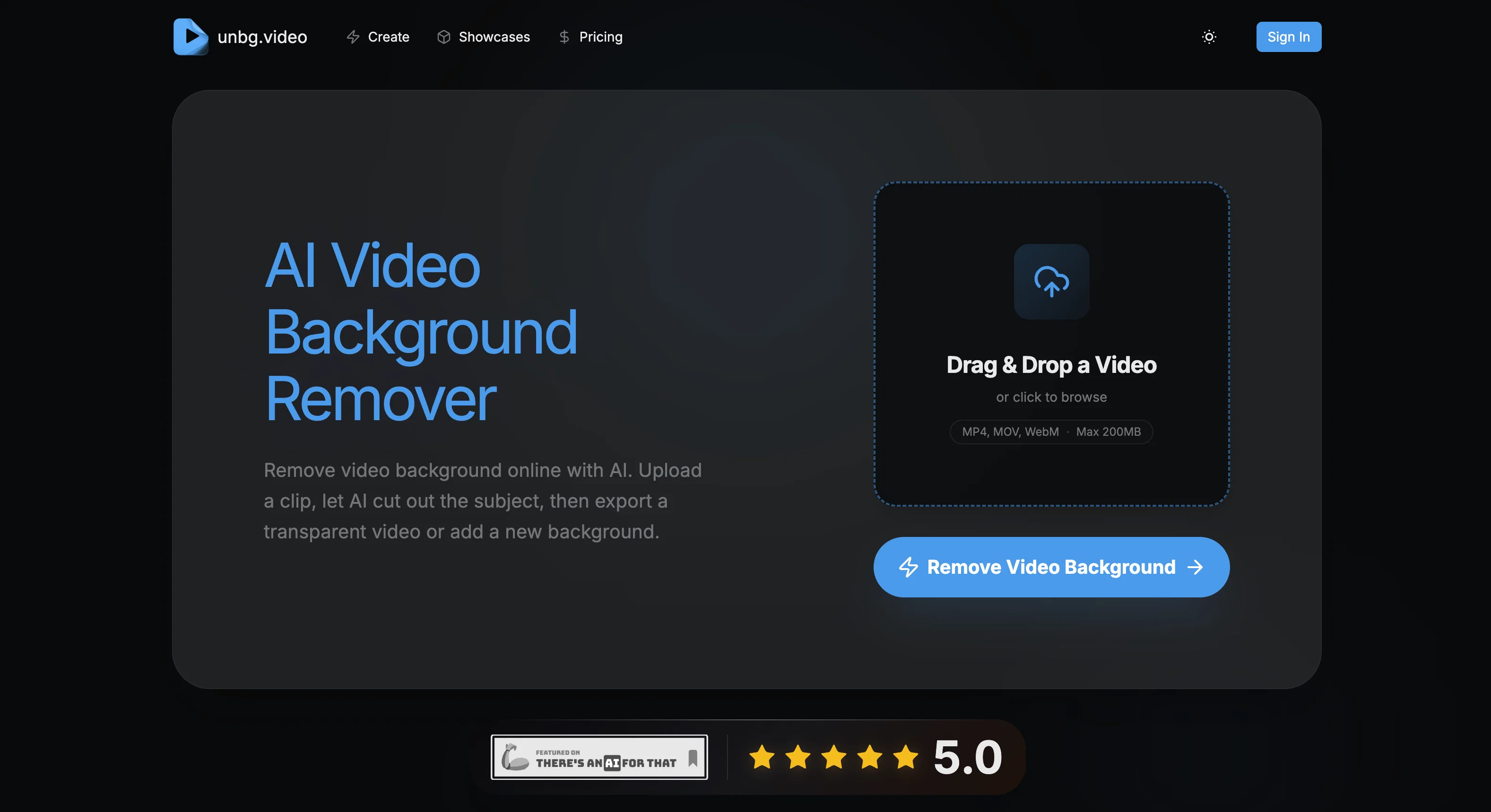 unbg.video screenshot