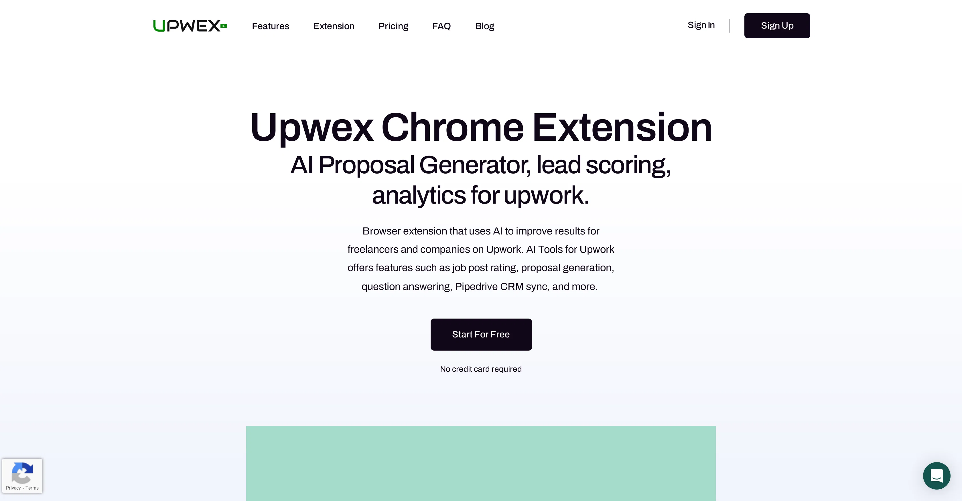 Upwex screenshot