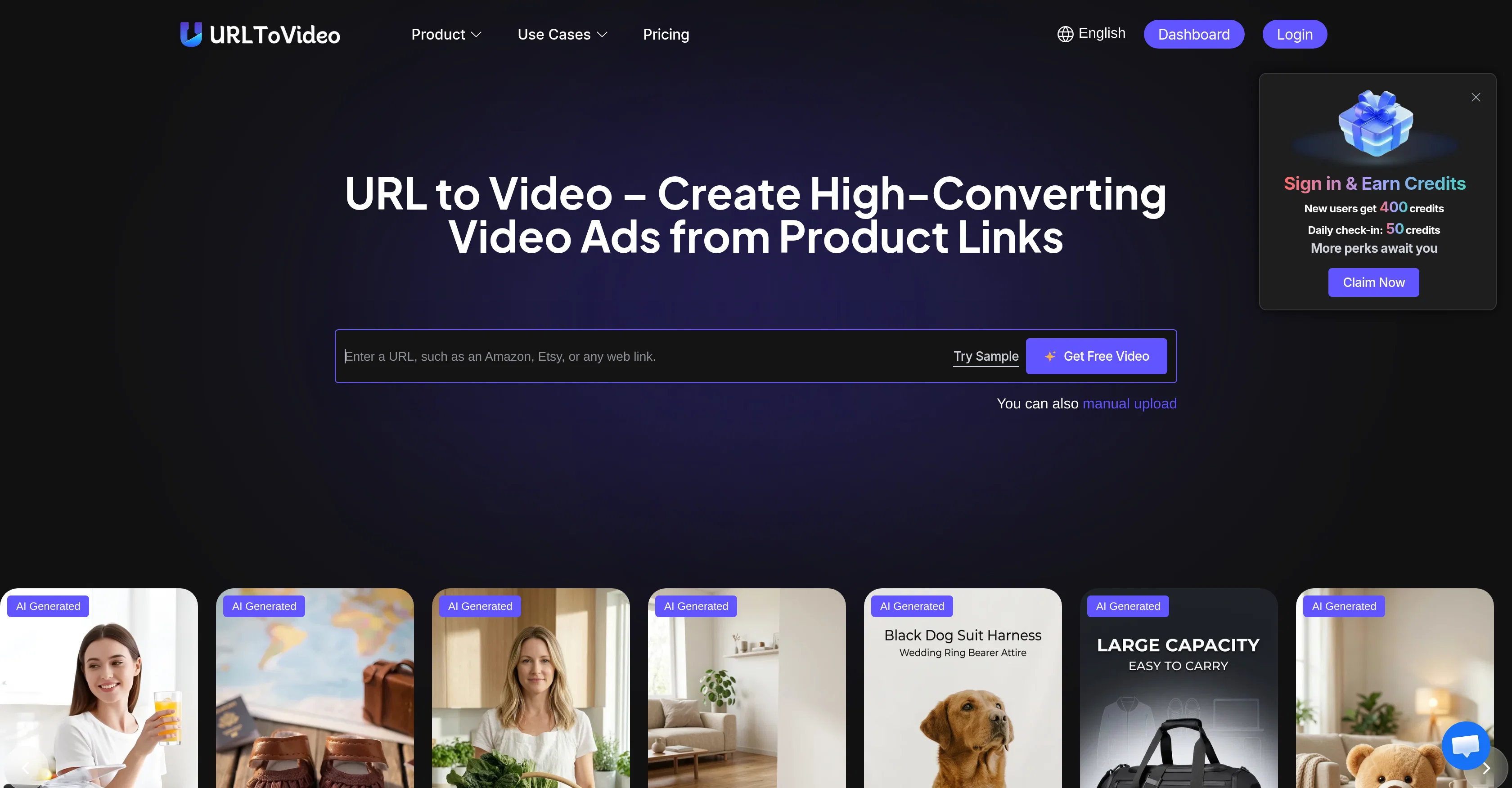URL to Video AI screenshot