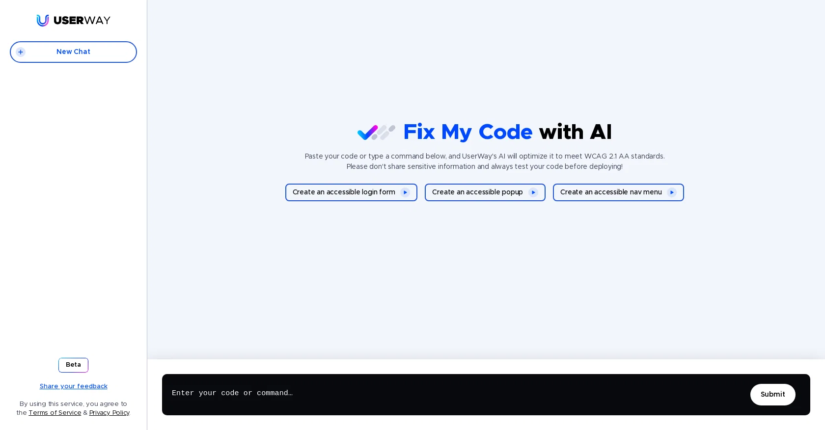 UserWay screenshot