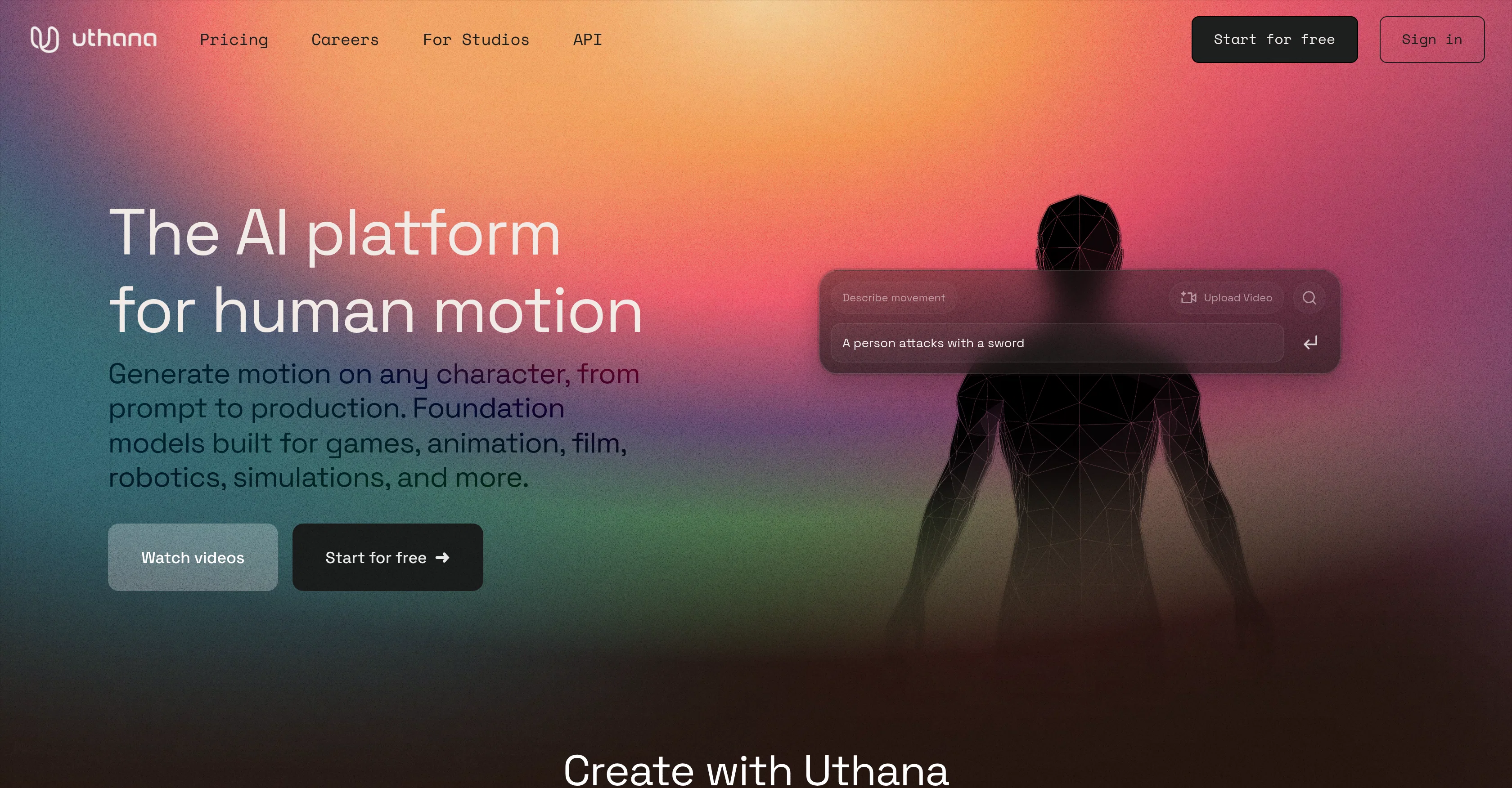 Uthana screenshot