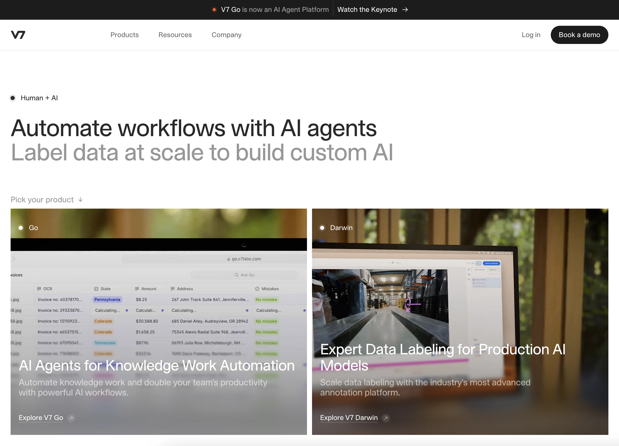 V7Labs screenshot