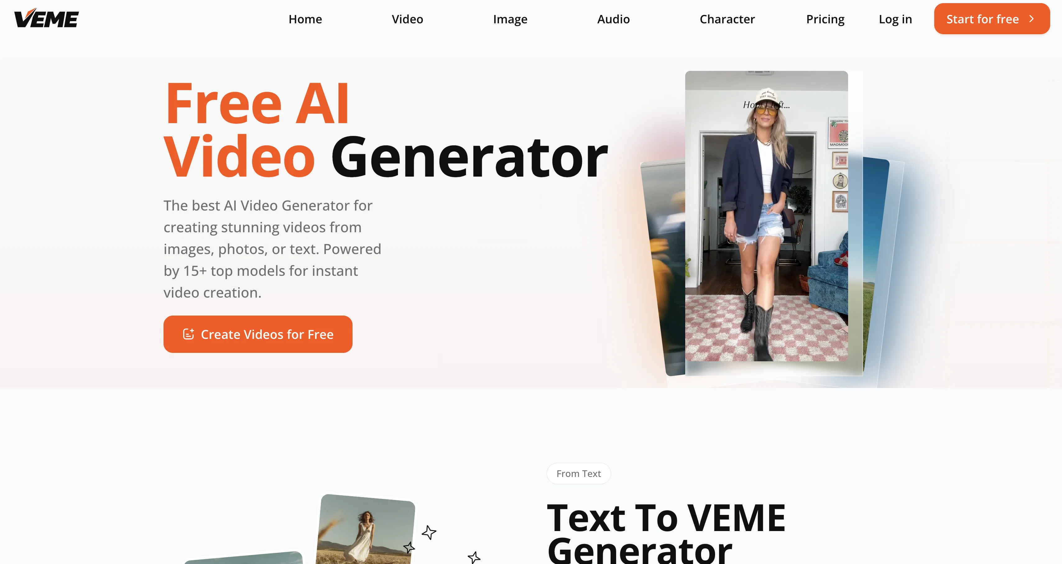 VEME AI screenshot