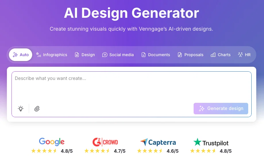 AI Infographic Generator screenshot