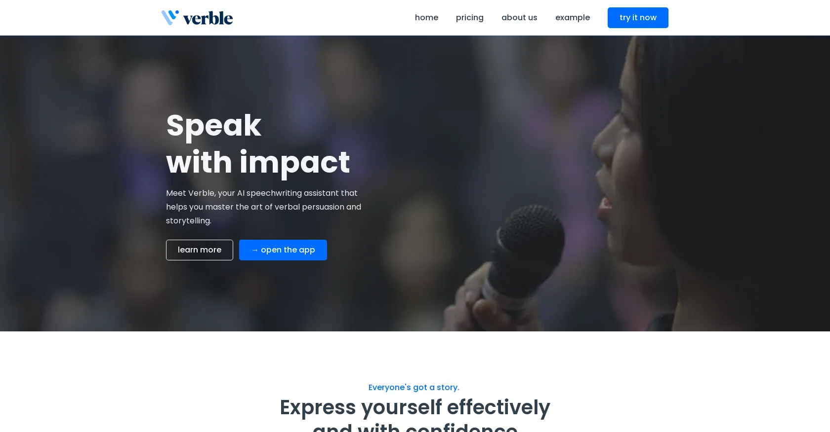 Verble screenshot