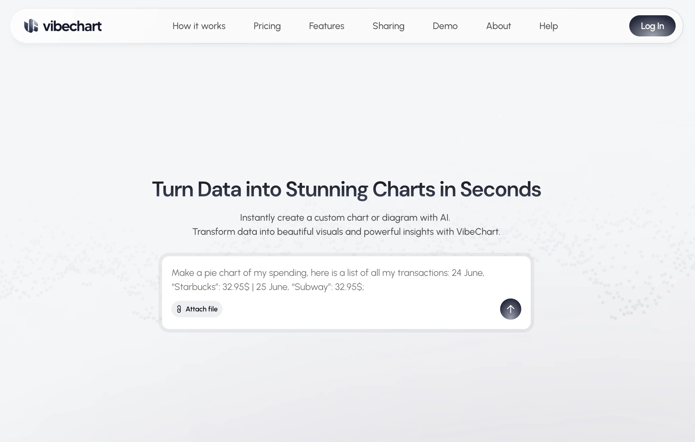 VibeChart screenshot