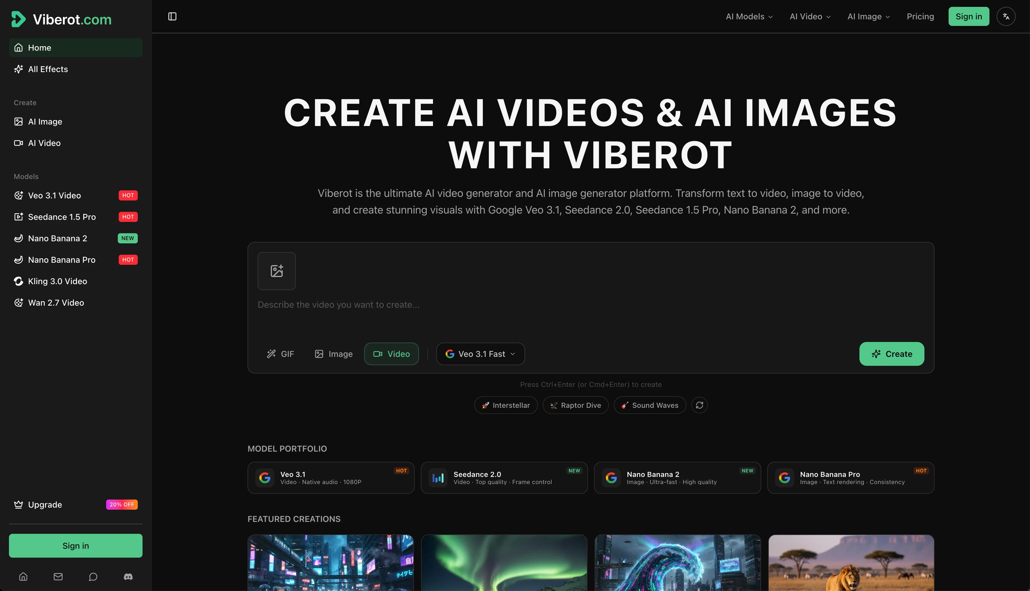 Viberot screenshot