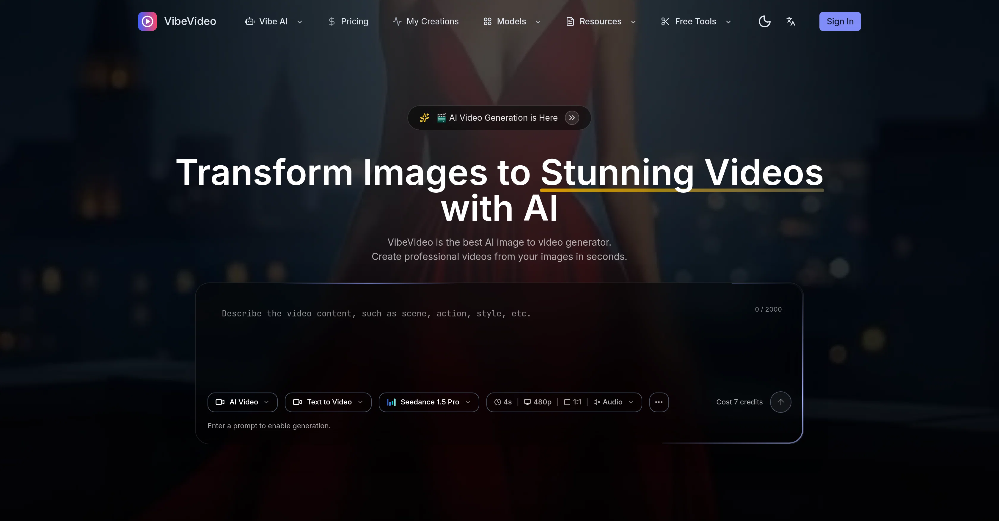VibeVideo screenshot