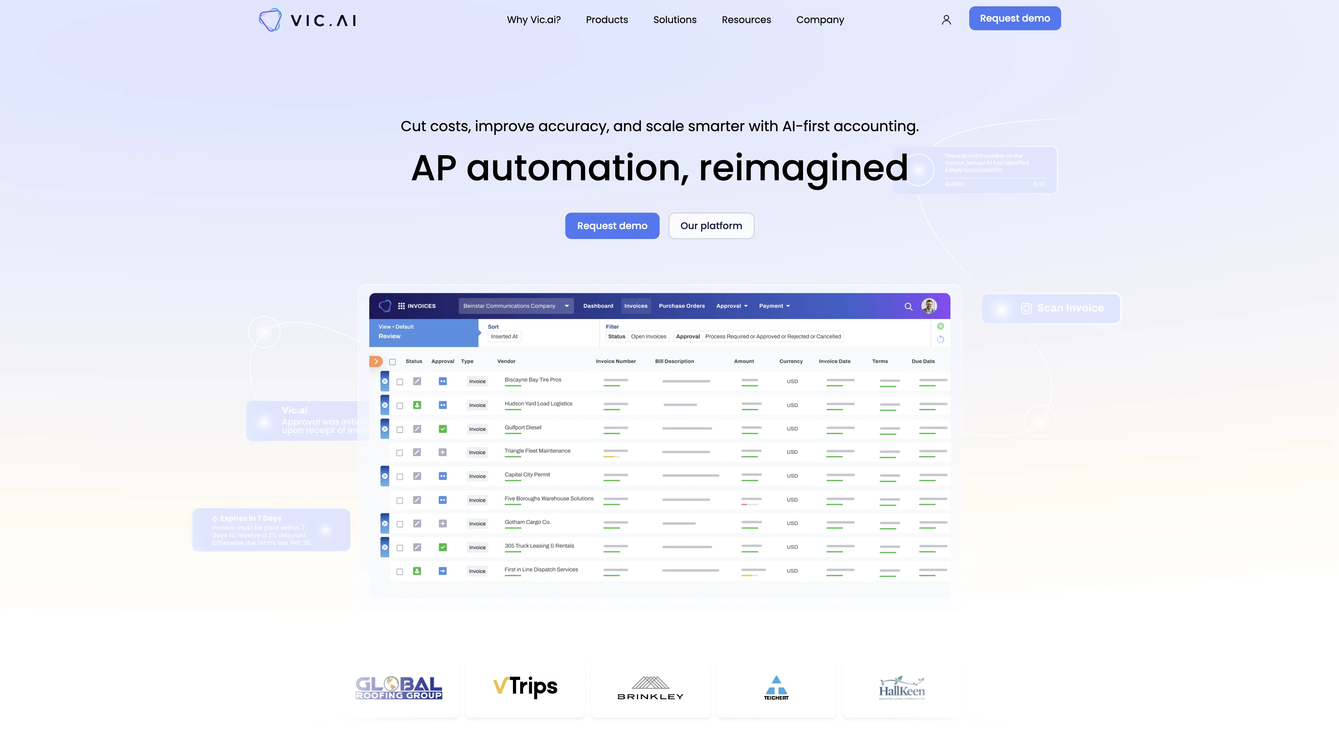 Vic.ai screenshot