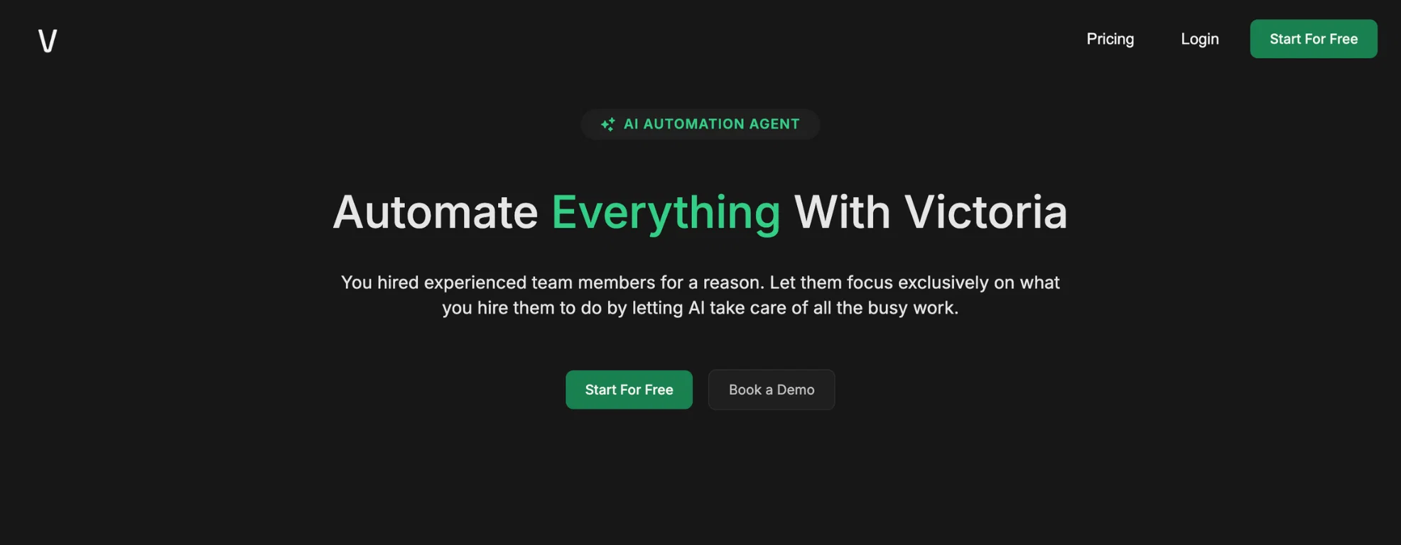 Victoria AI screenshot