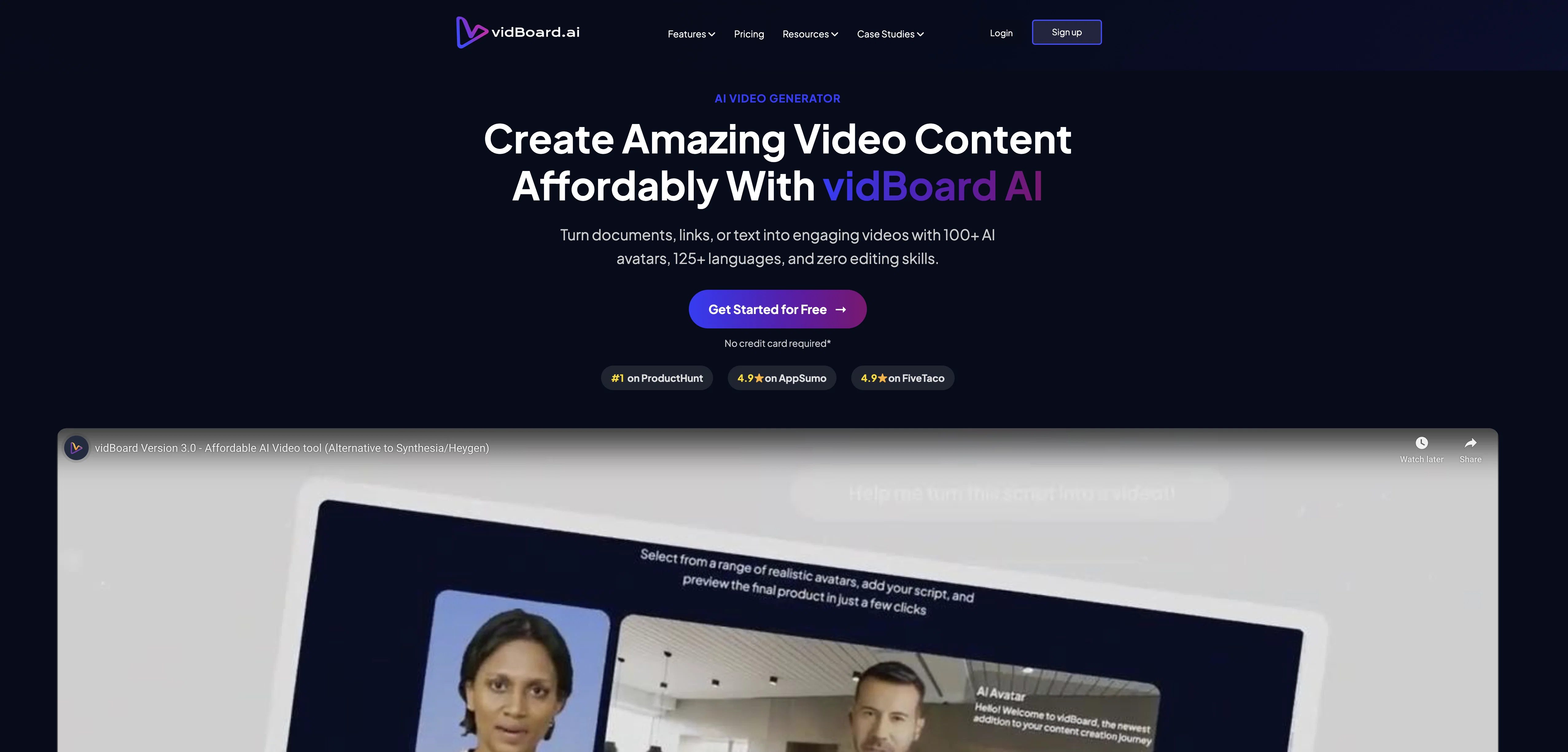 Vidboard AI screenshot