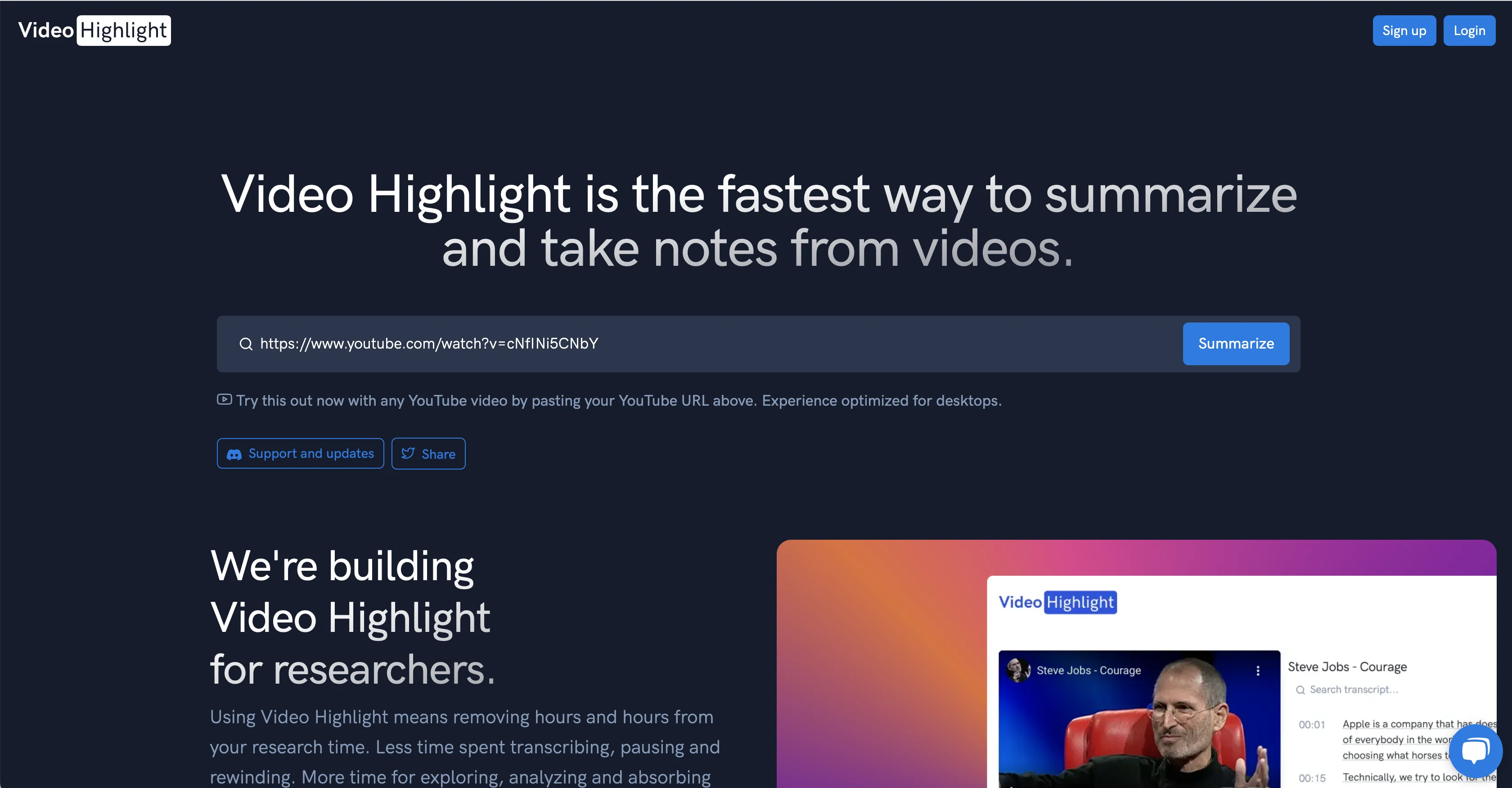 Video Highlight screenshot