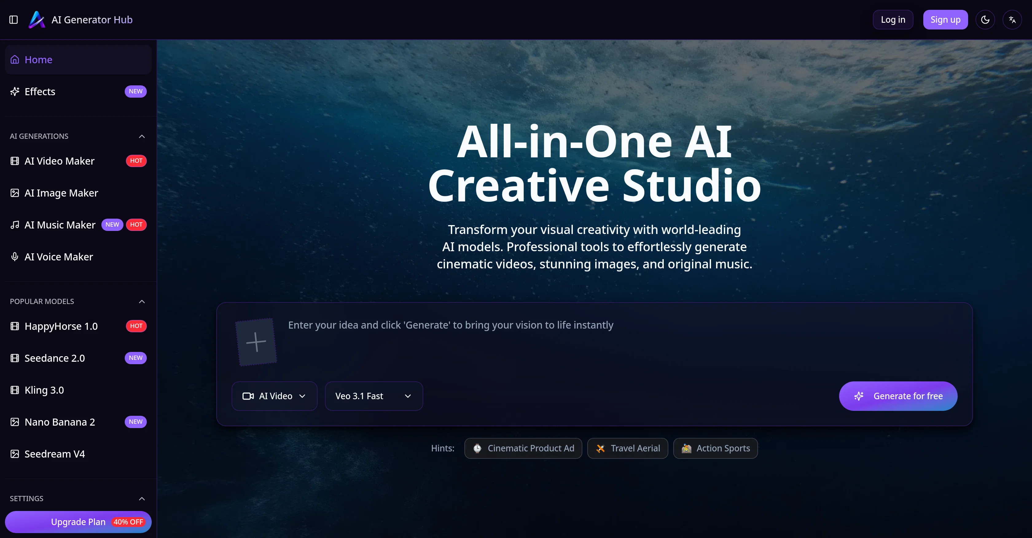 Video maker by AI Generator Hub screenshot