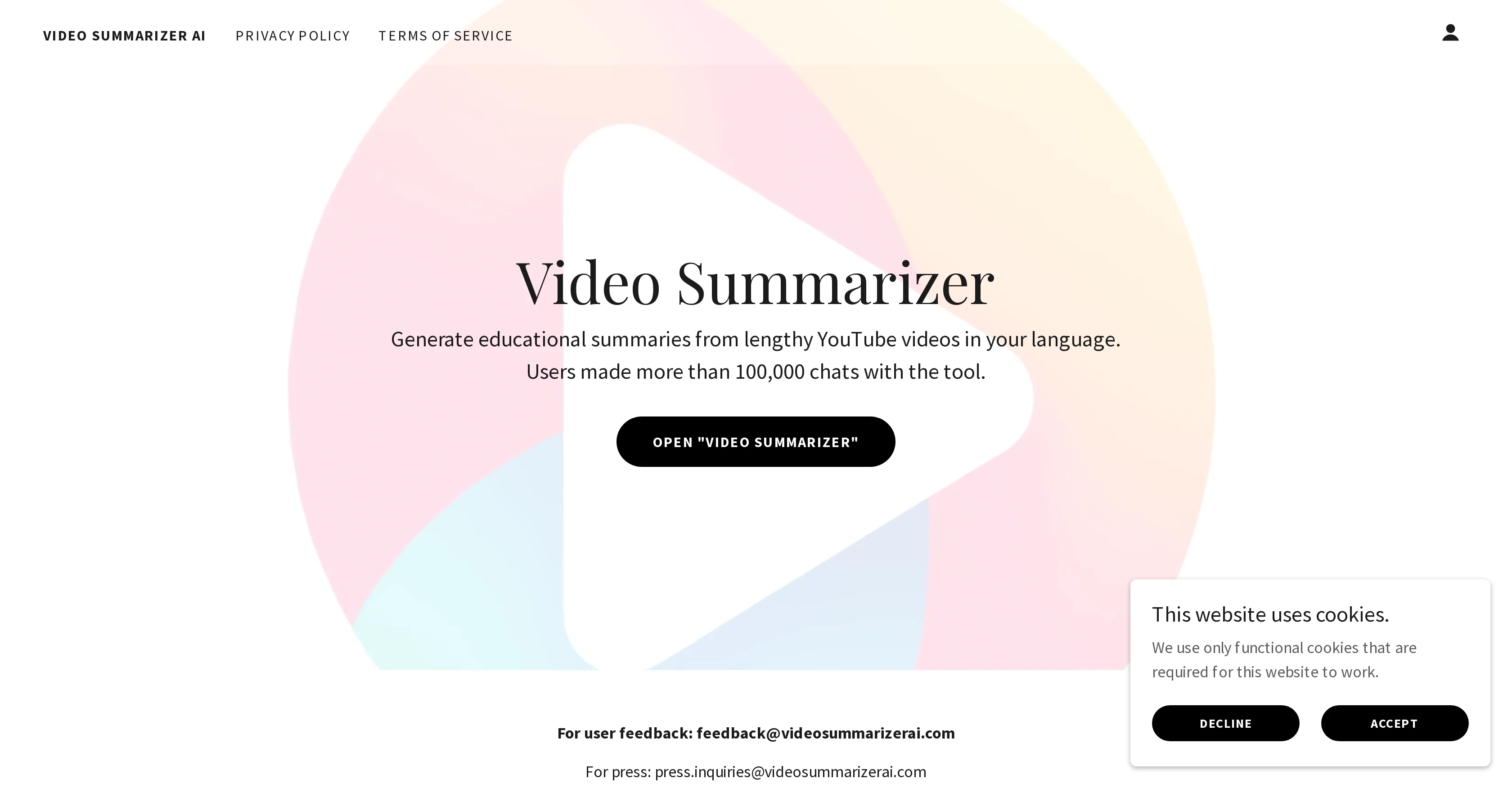 Video Summarizer AI screenshot
