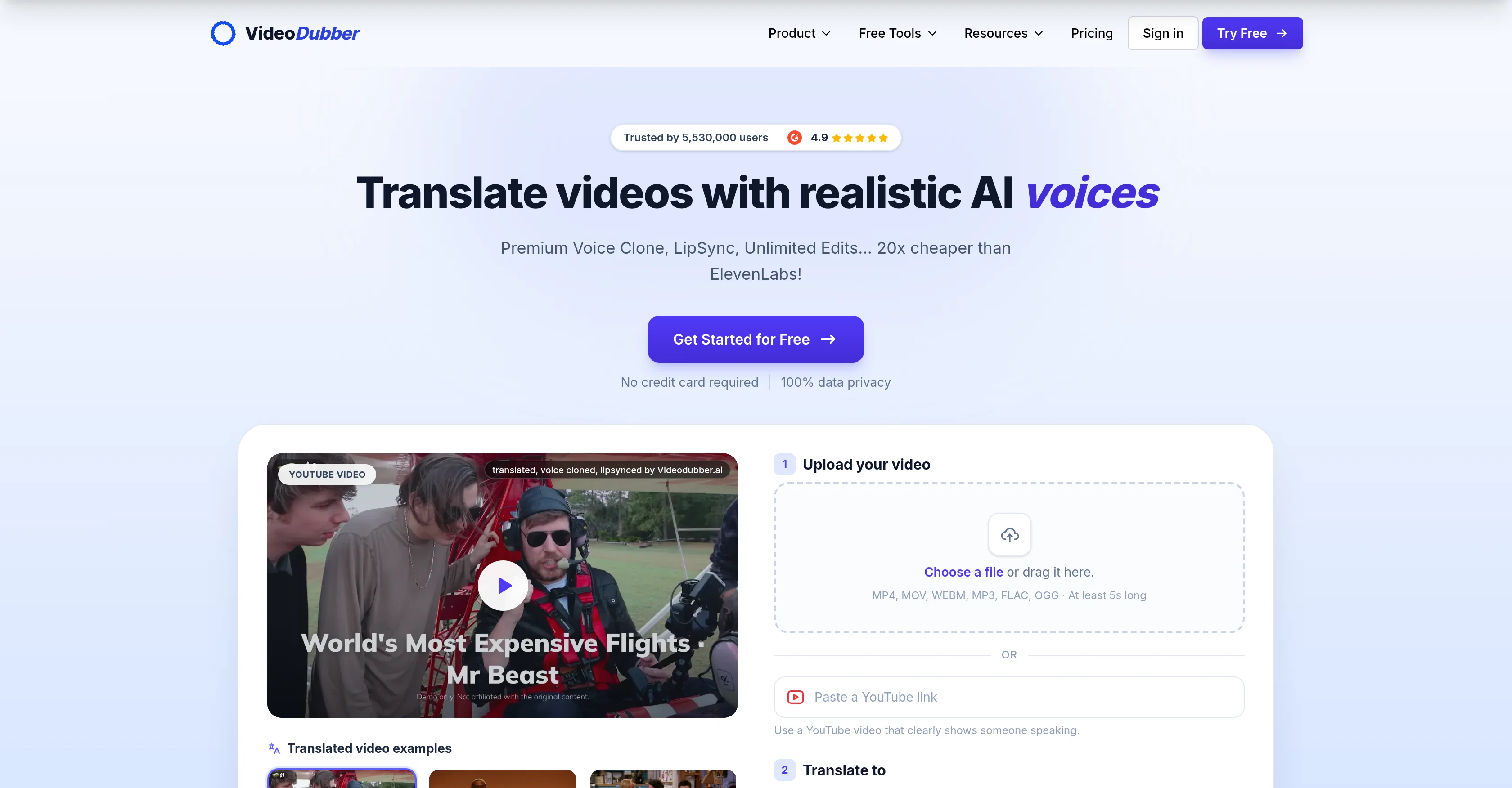 VideoDubber screenshot
