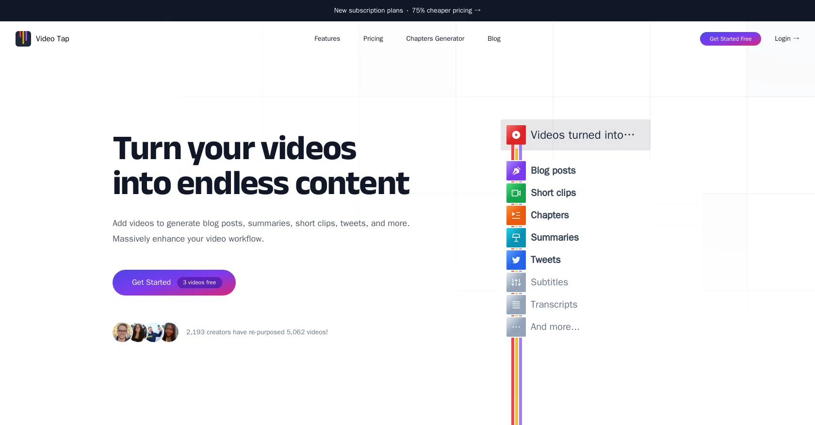 Videotap screenshot