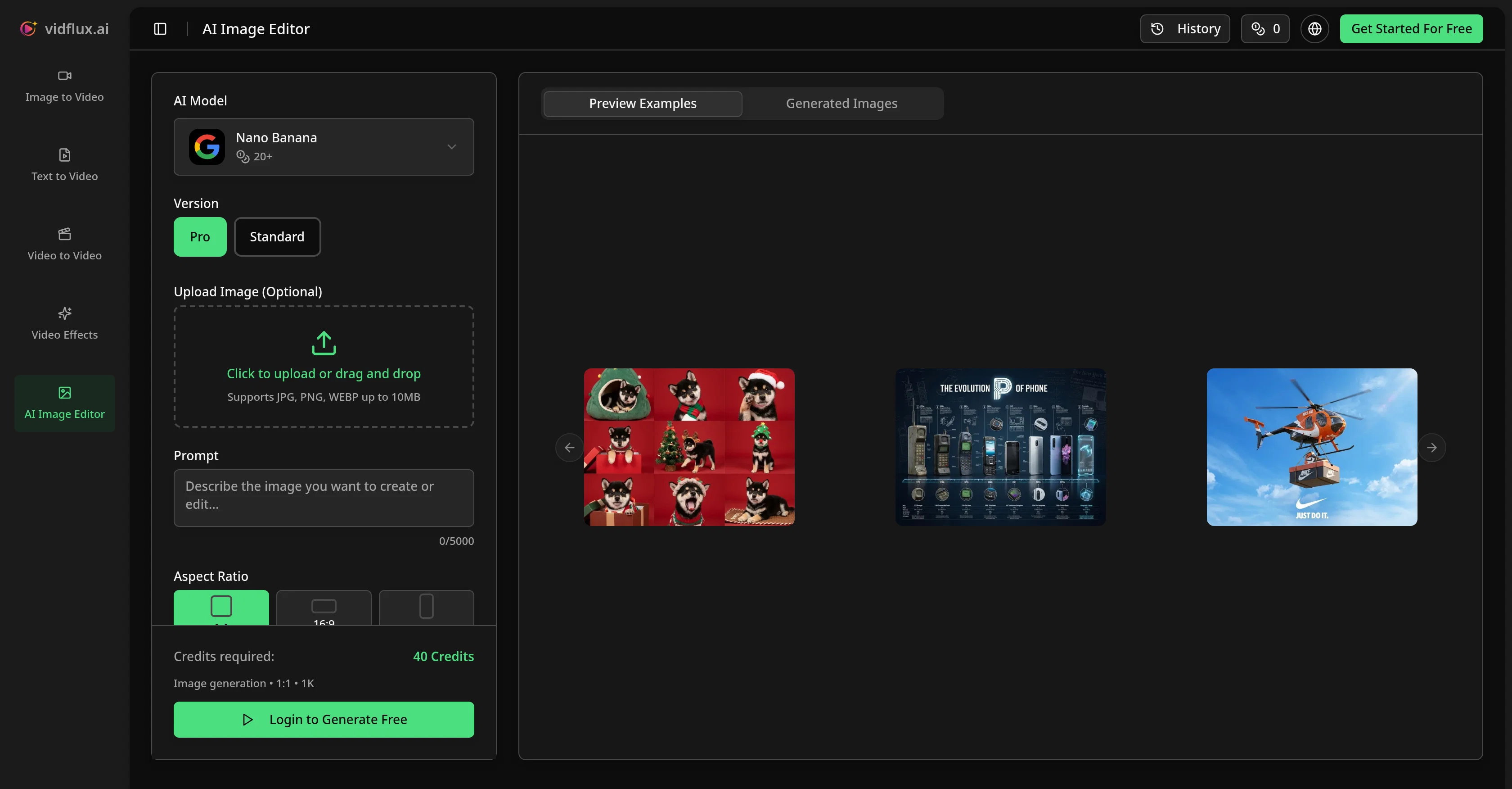 VidFlux AI Image Editorv1.3.0 screenshot
