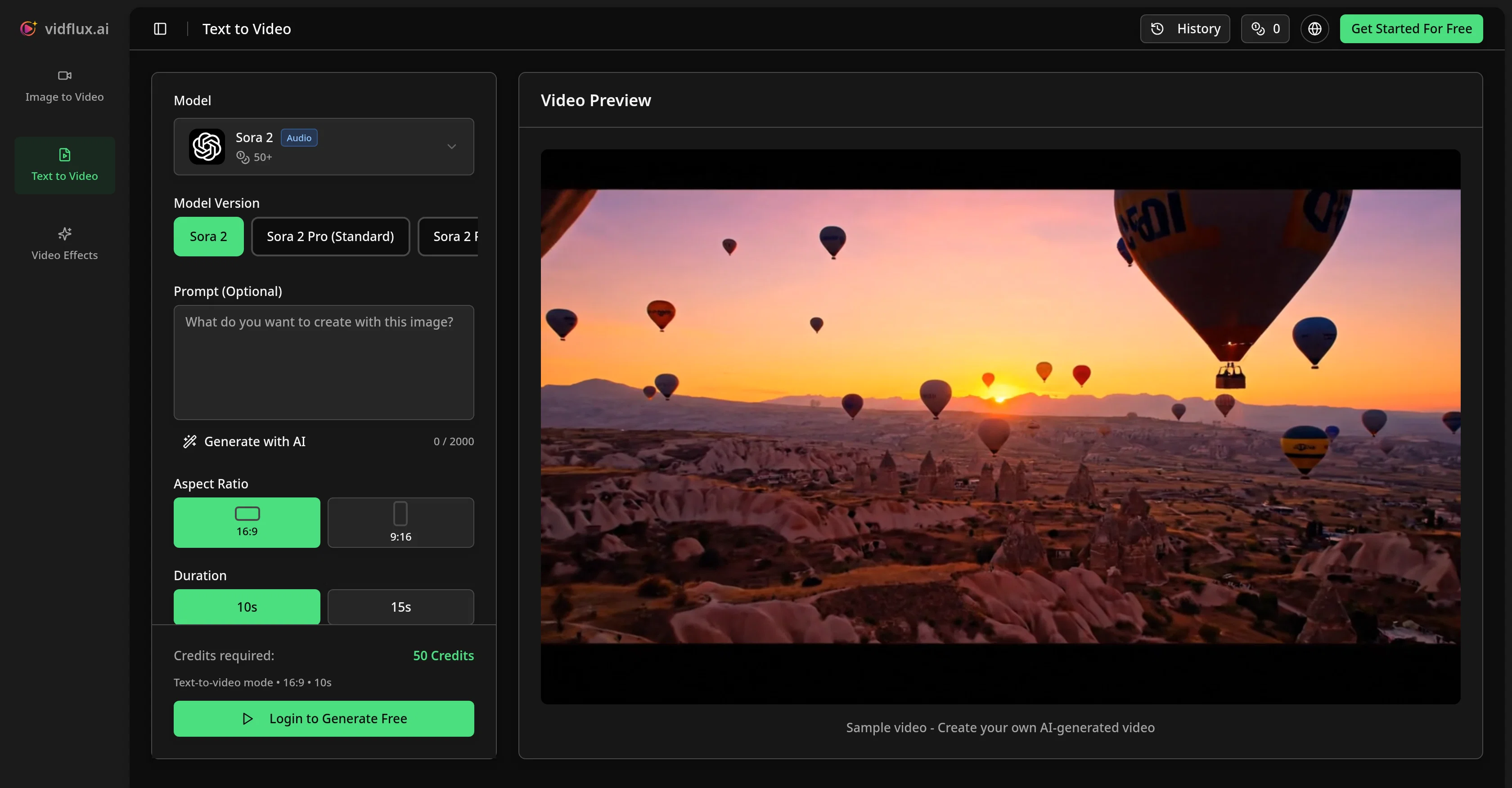 VidFlux AI | Text to Video screenshot