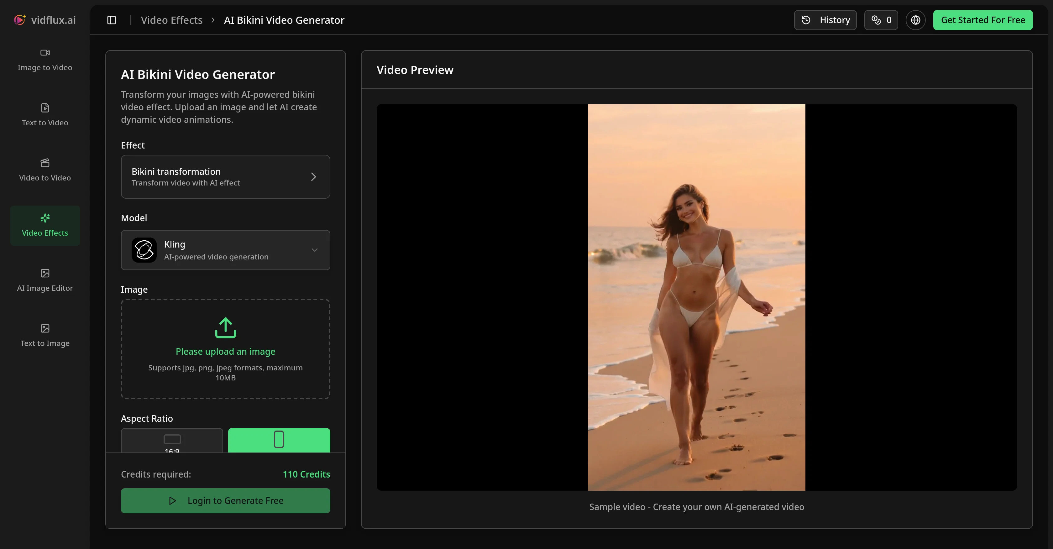 Vidflux - Bikini Video Generator screenshot