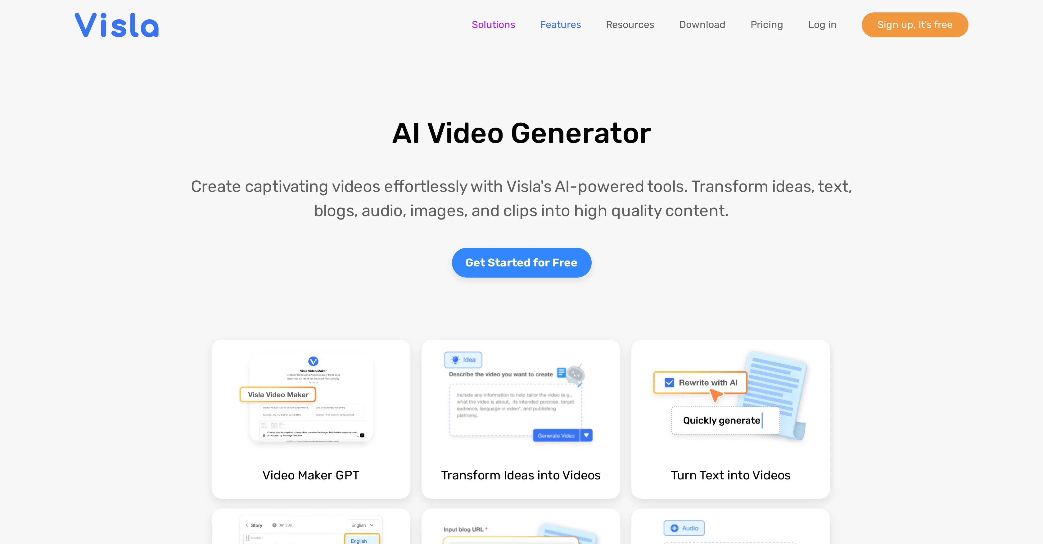 Visla screenshot