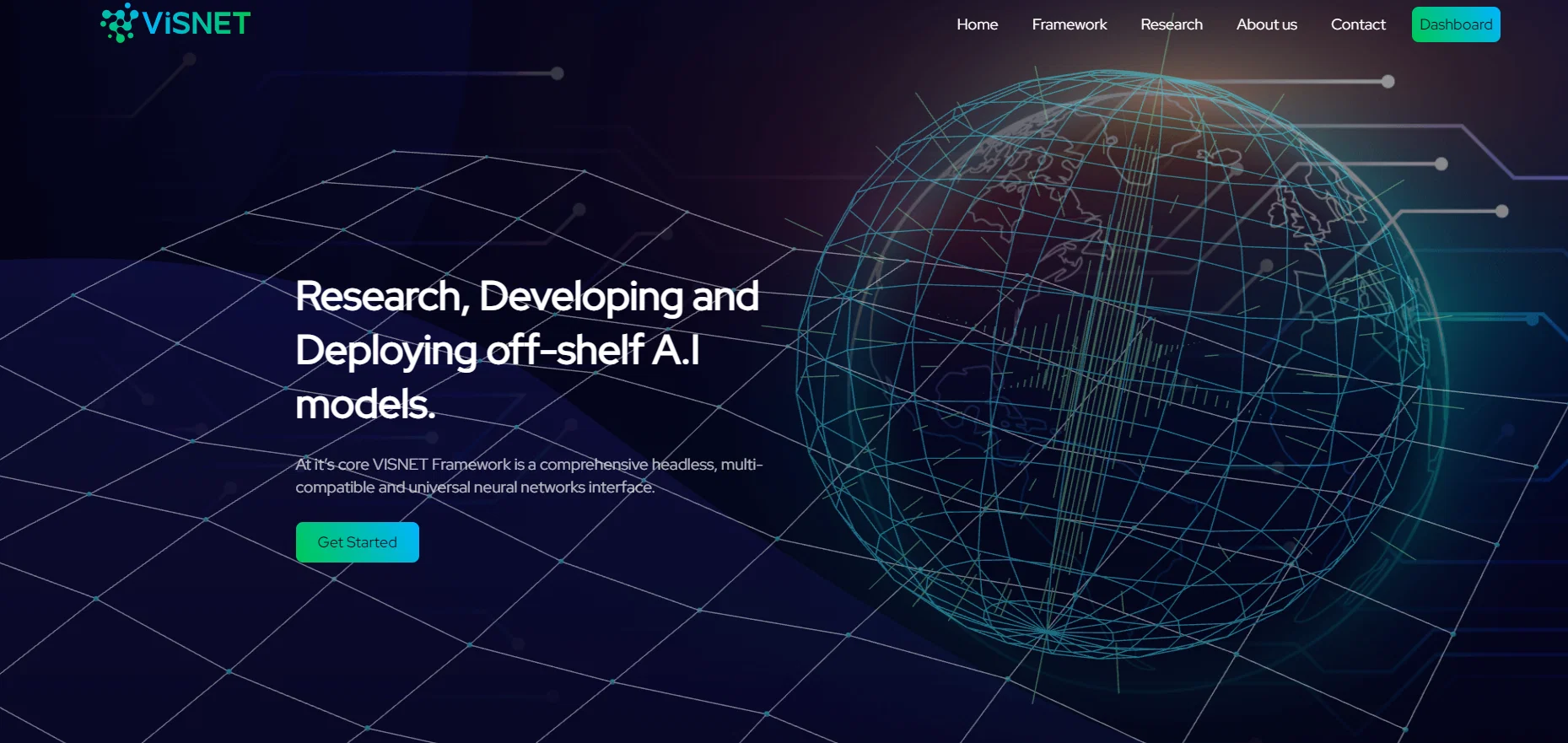 Visnet screenshot