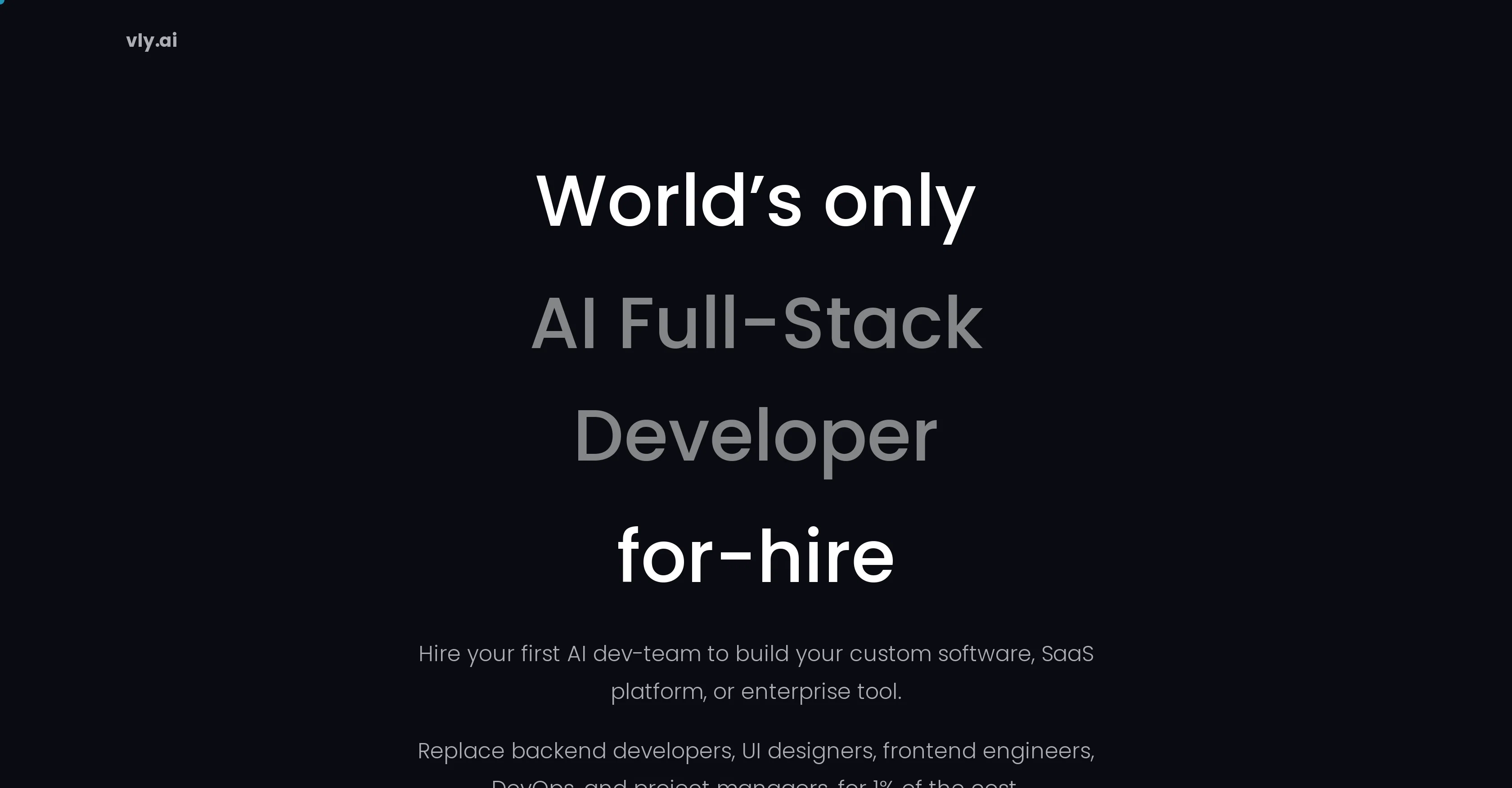 Vly AI screenshot