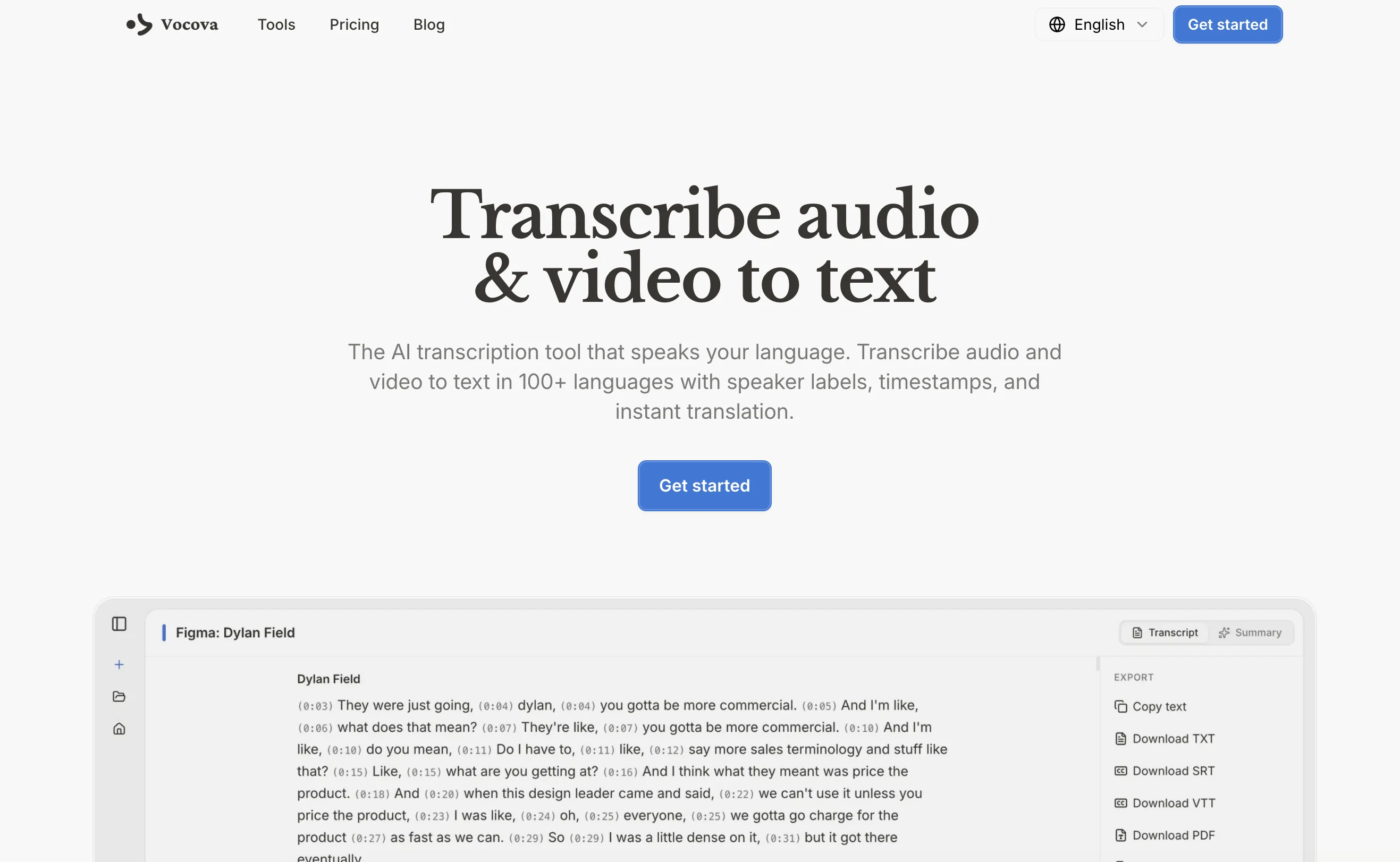 Vocovav2.5 screenshot