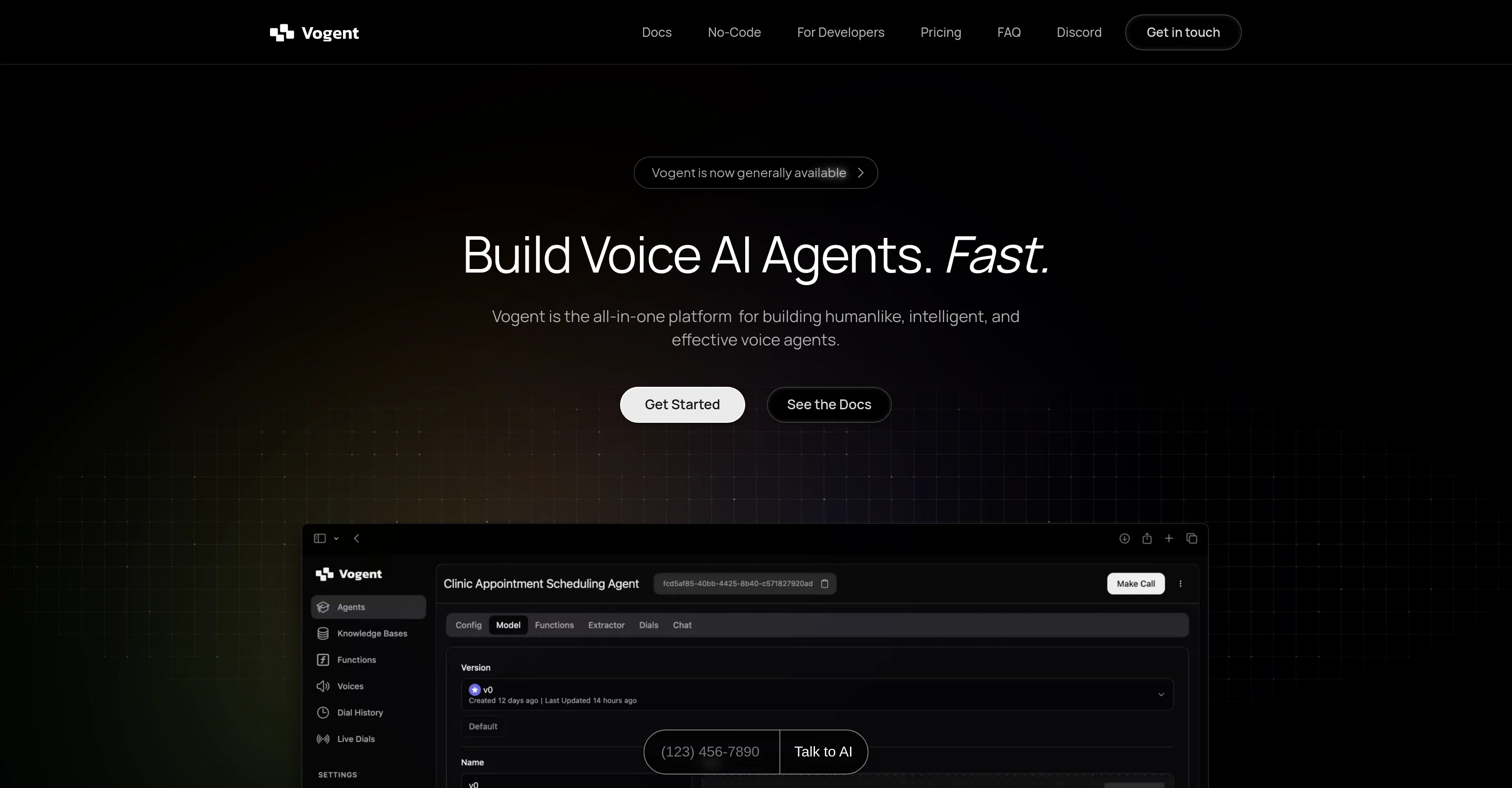 Vogent screenshot
