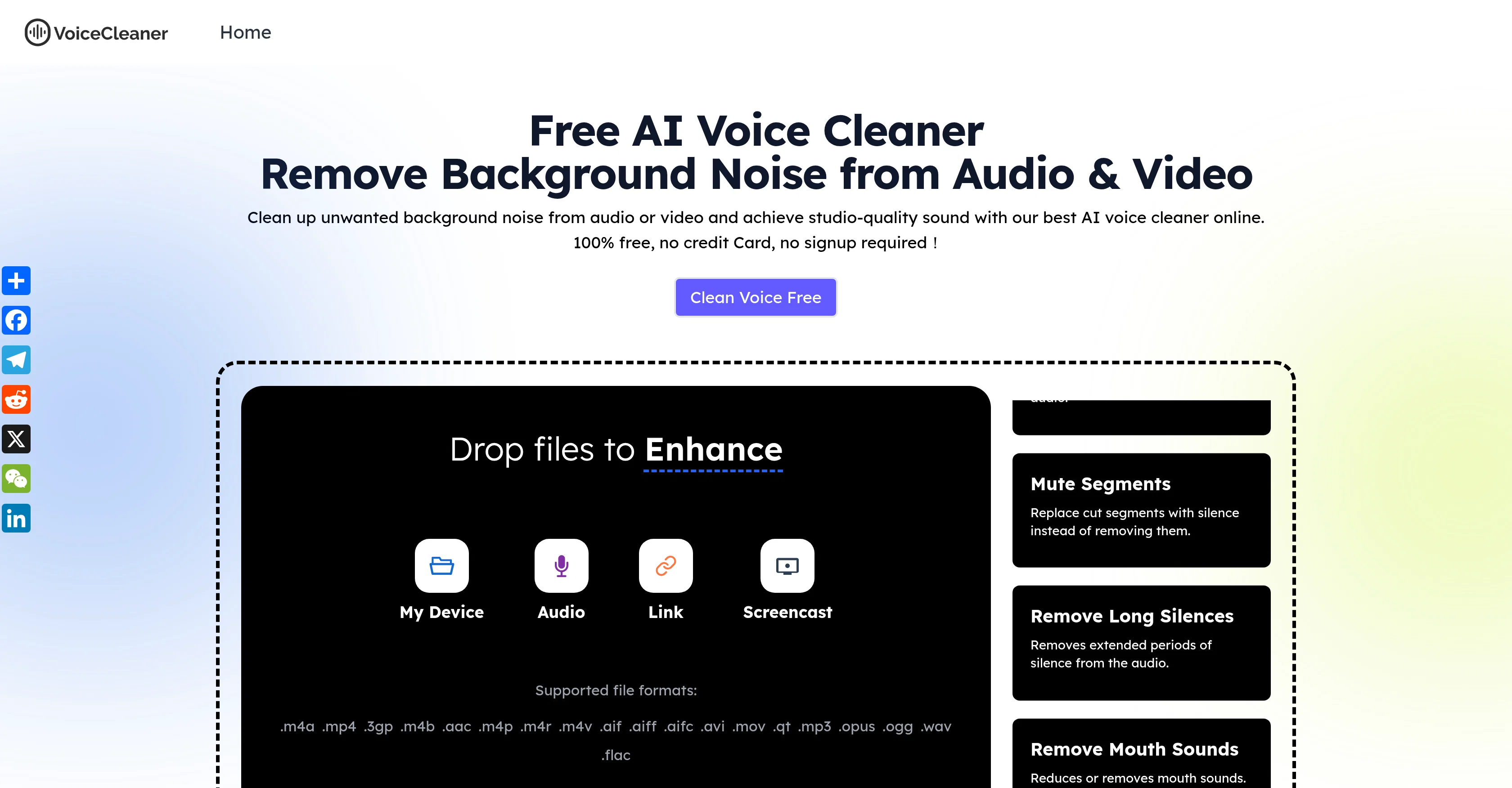 Voice Cleaner AI screenshot