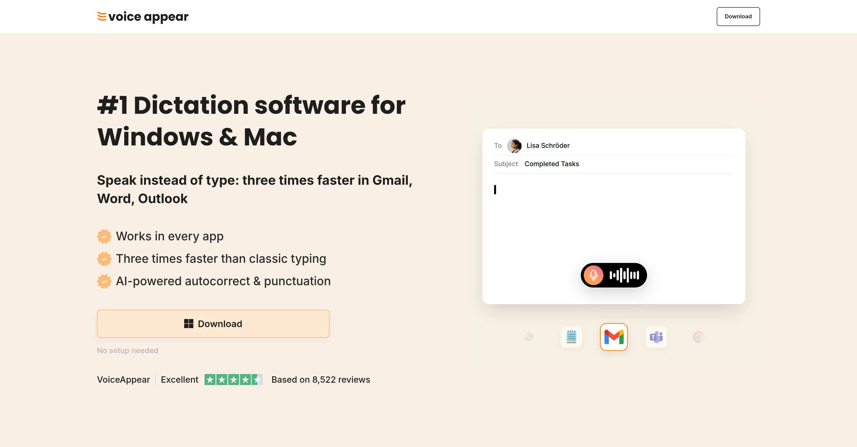 VoiceAppear screenshot